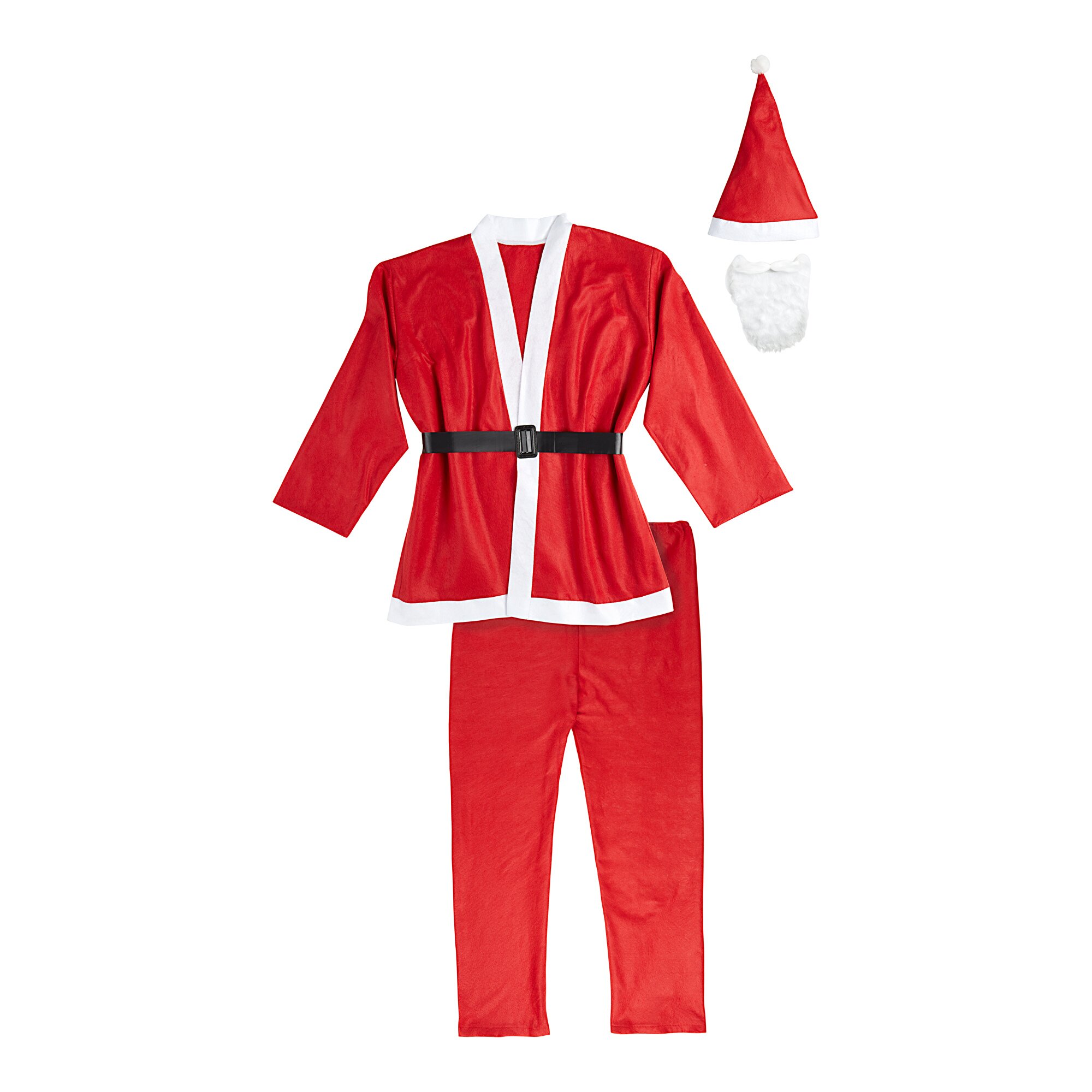 Weihnachtsmann-Anzug, 5 Teile
