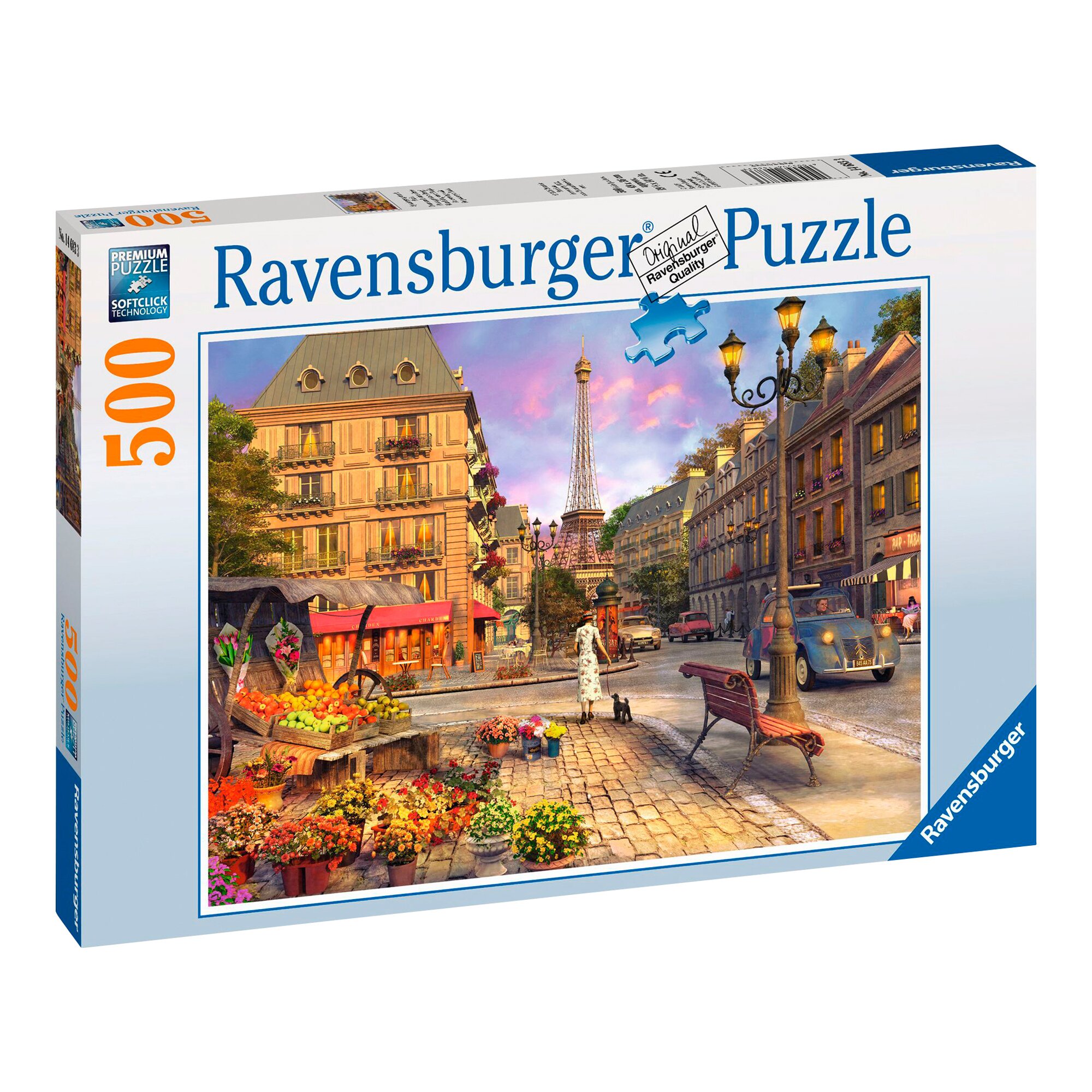 Image of Puzzle "Spaziergang durch Paris", 500 Teile