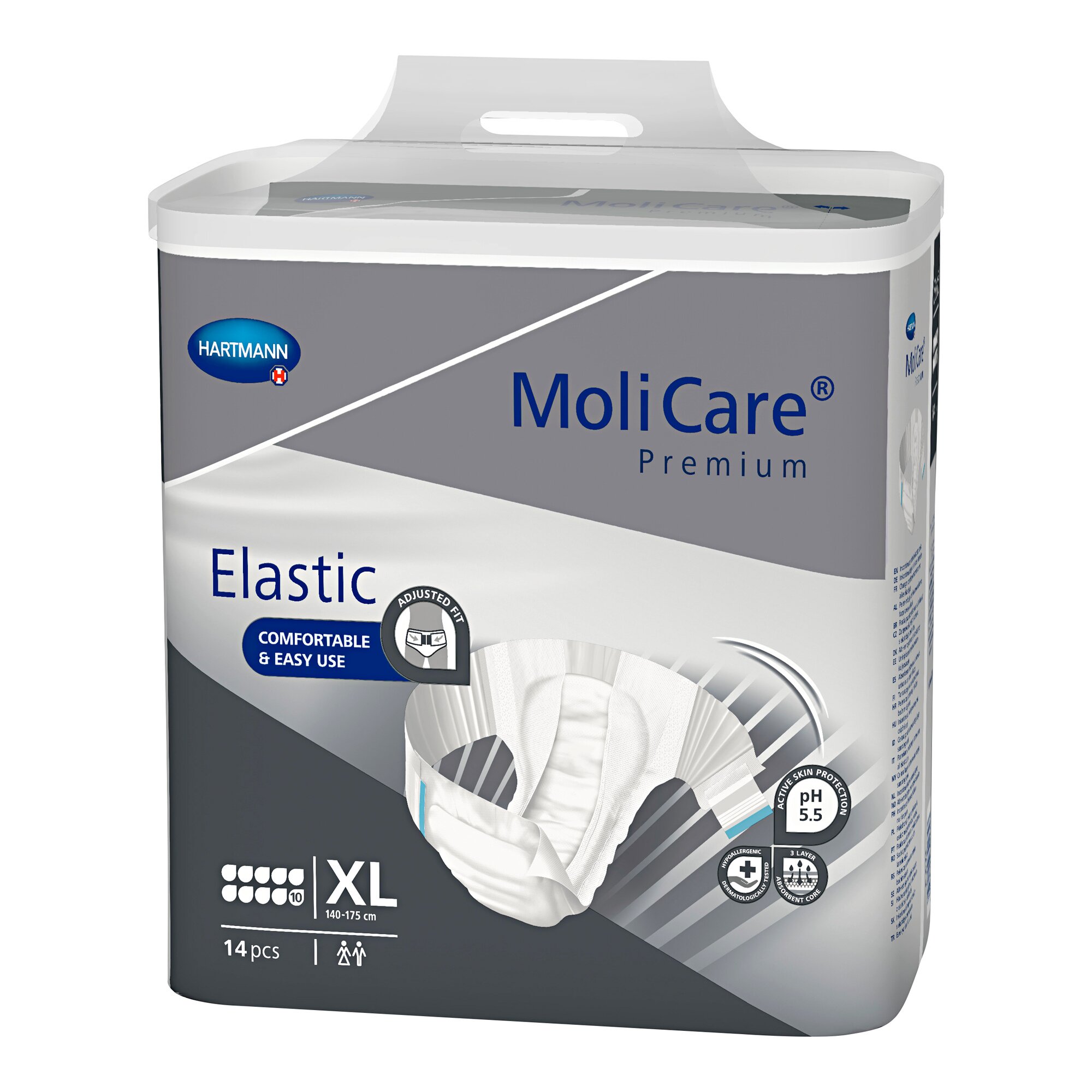 MoliCare Premium Elastic, Saugleistung 3.000 ml, Größe: XL