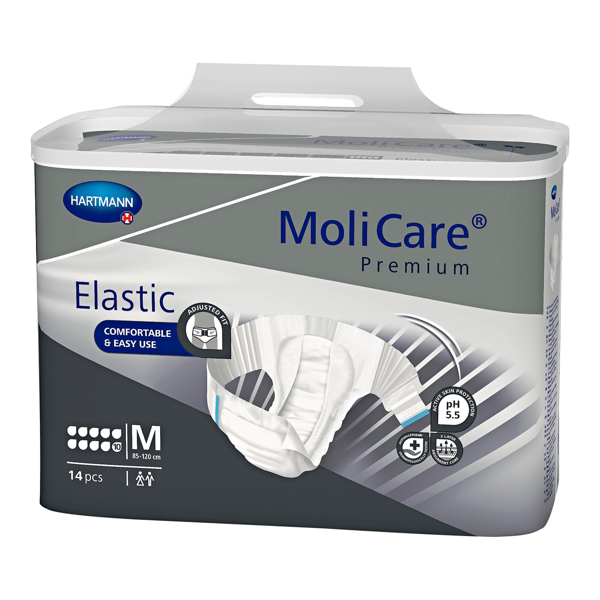 MoliCare Premium Elastic, Saugleistung 3.000 ml, Größe: M