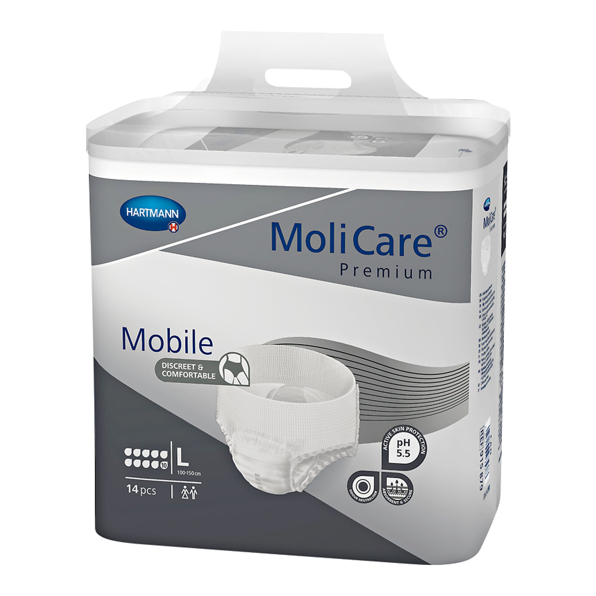 MoliCare Premium Mobile, Saugleistung 2600 ml, 14 Stück, Größe: L