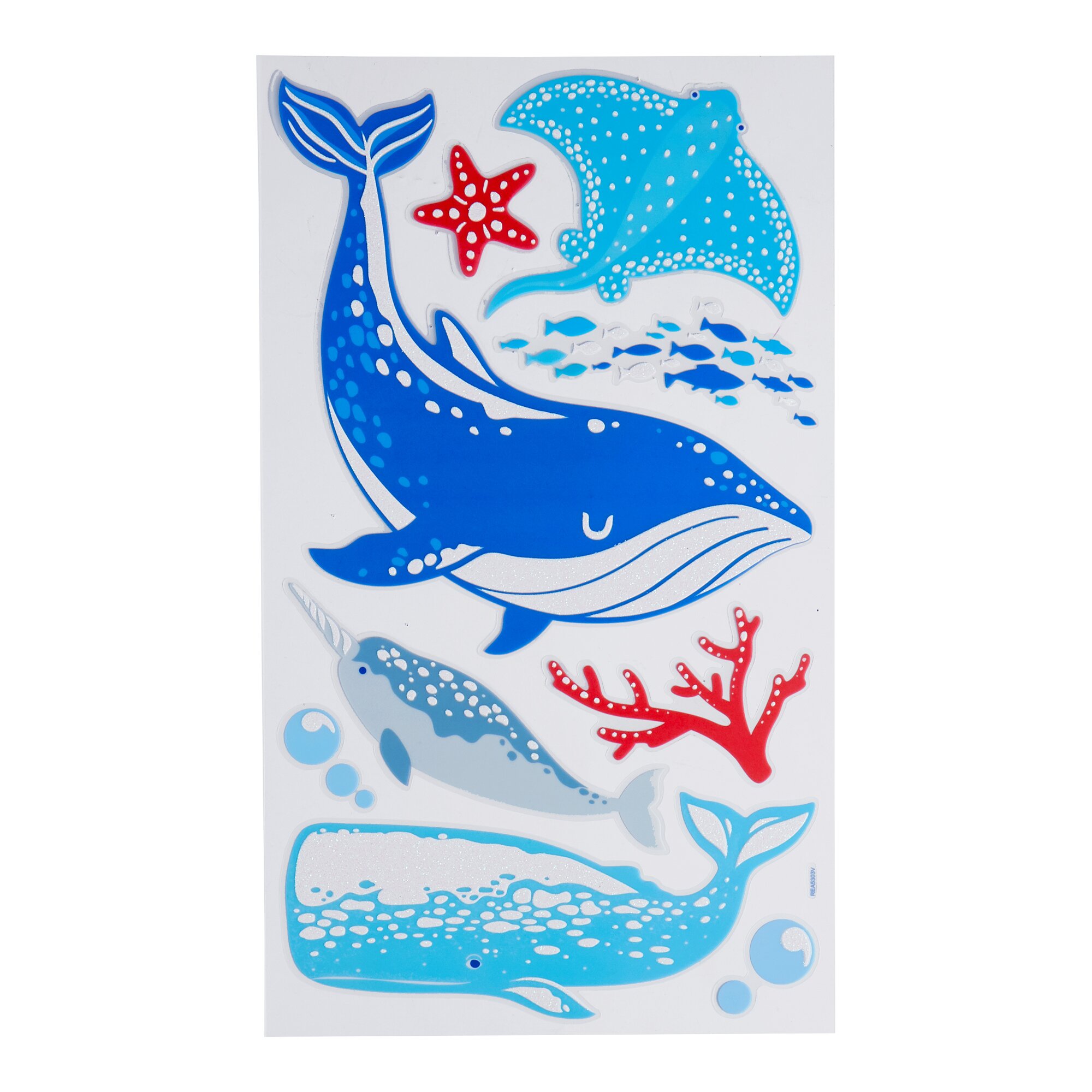 Image of Bad-Sticker "Ozean", 9 Teile