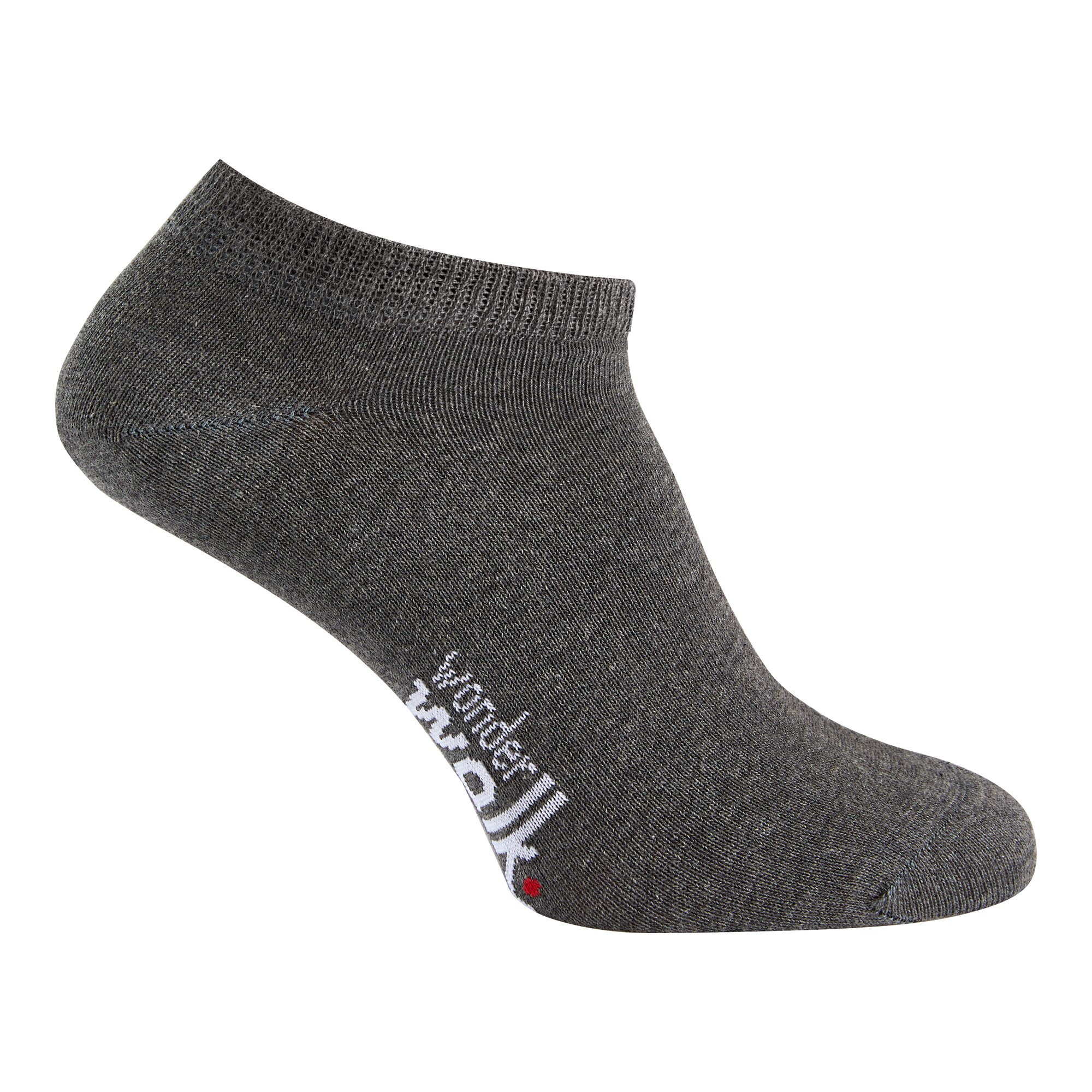 Sneaker-Socken Antigeruch, 2 Paar, Größe: 43, grau
