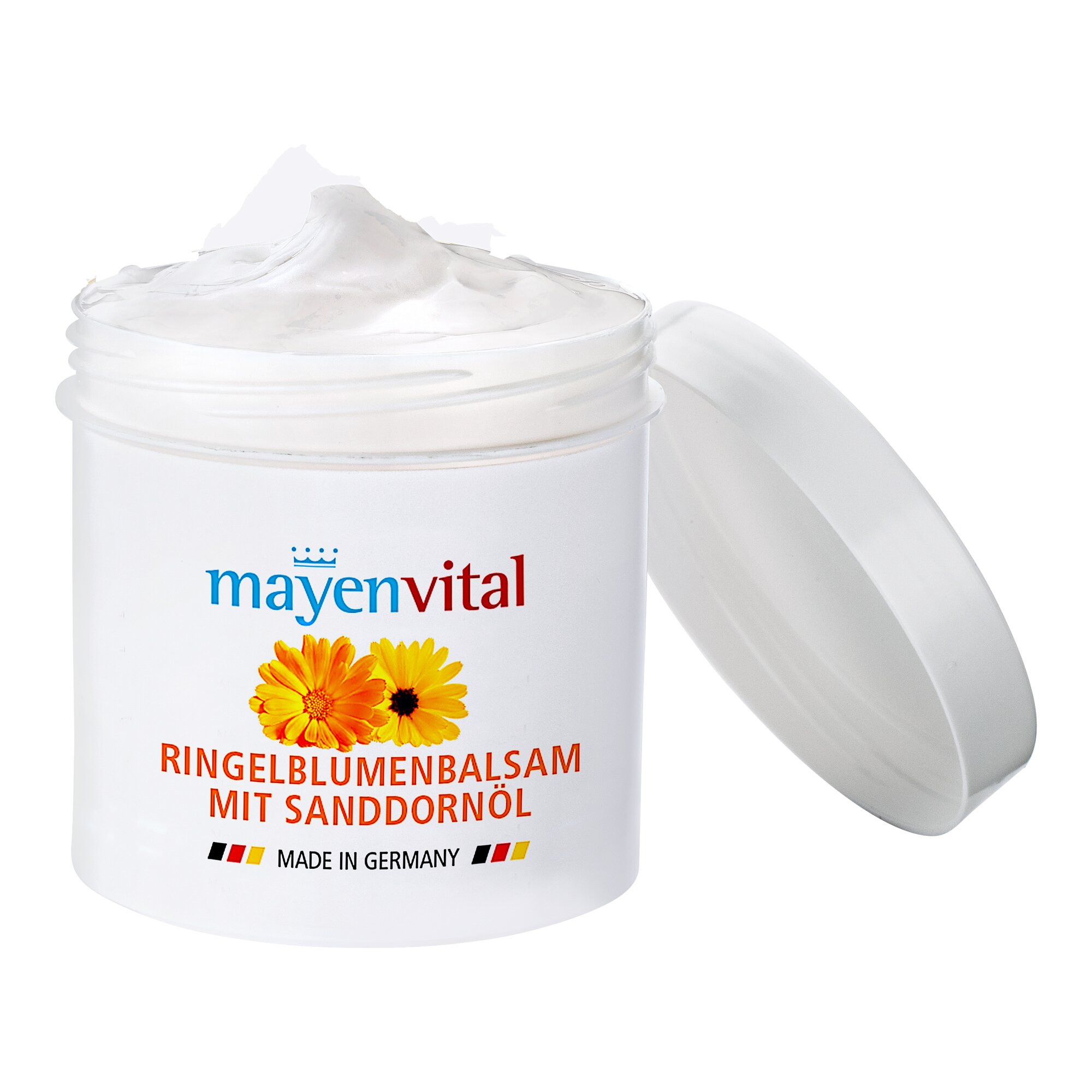 Image of mayenVITAL® Ringelblumenbalsam mit Sanddornöl, 220 ml