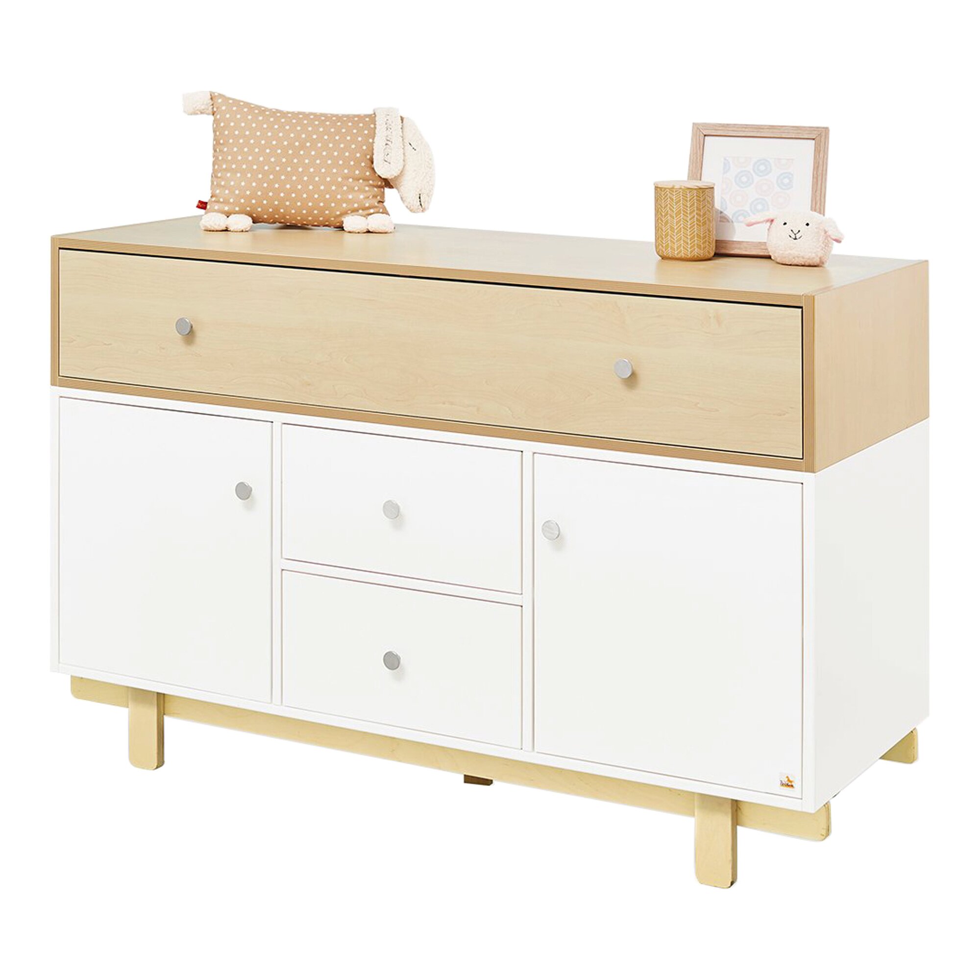 Boks Changing Table brown,white
