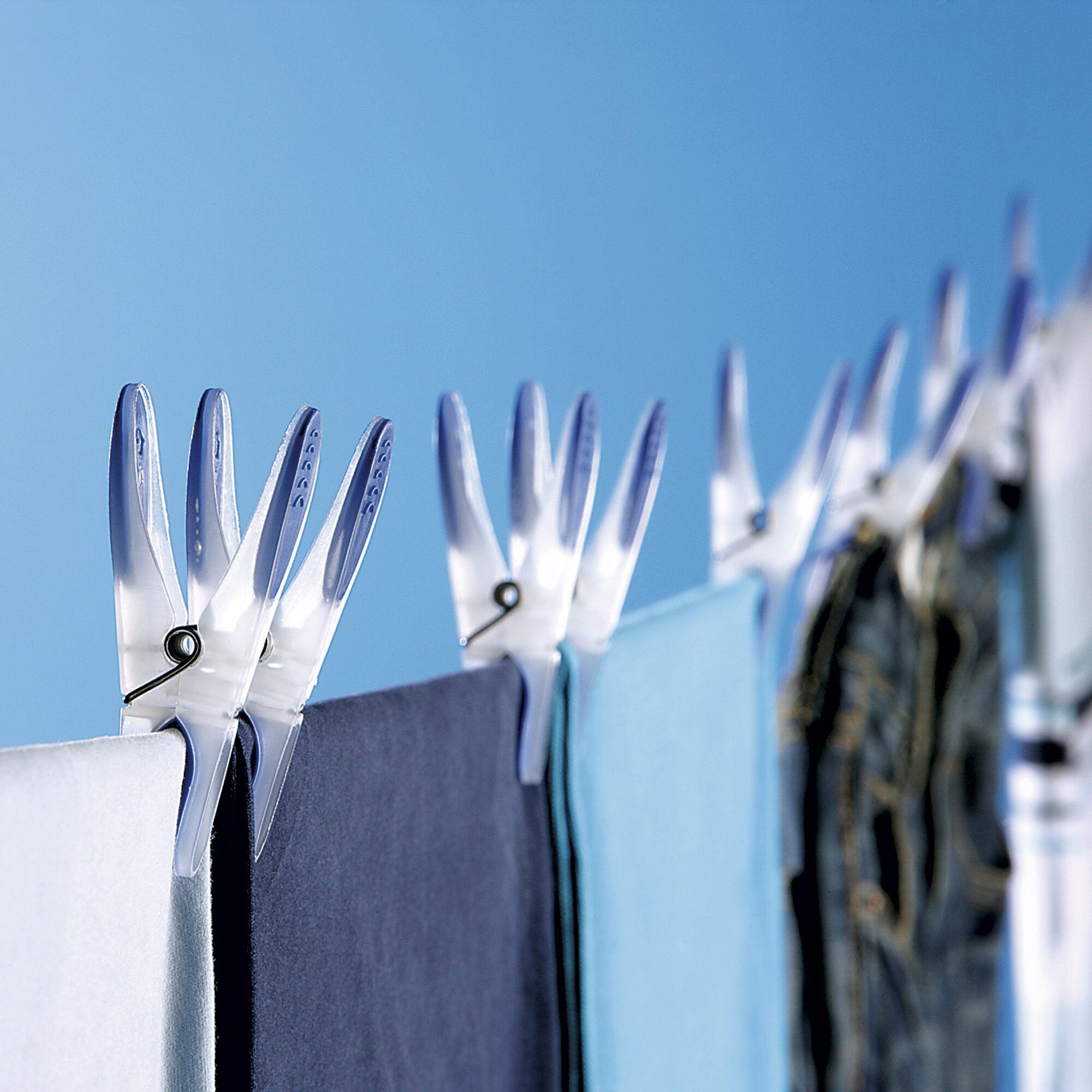 Pinces à linge « Softi », 24 pièces