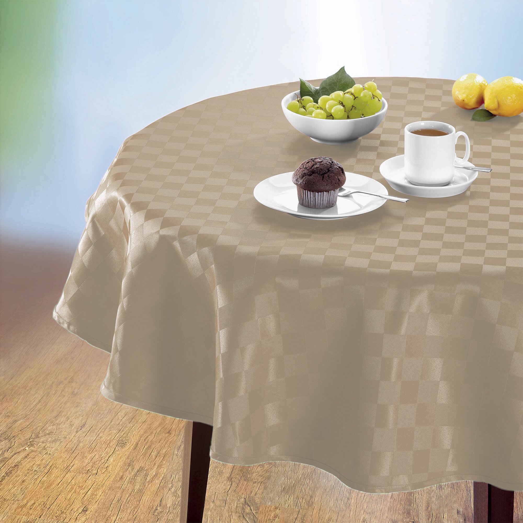 Nappe jacquard « Spécial », taupe