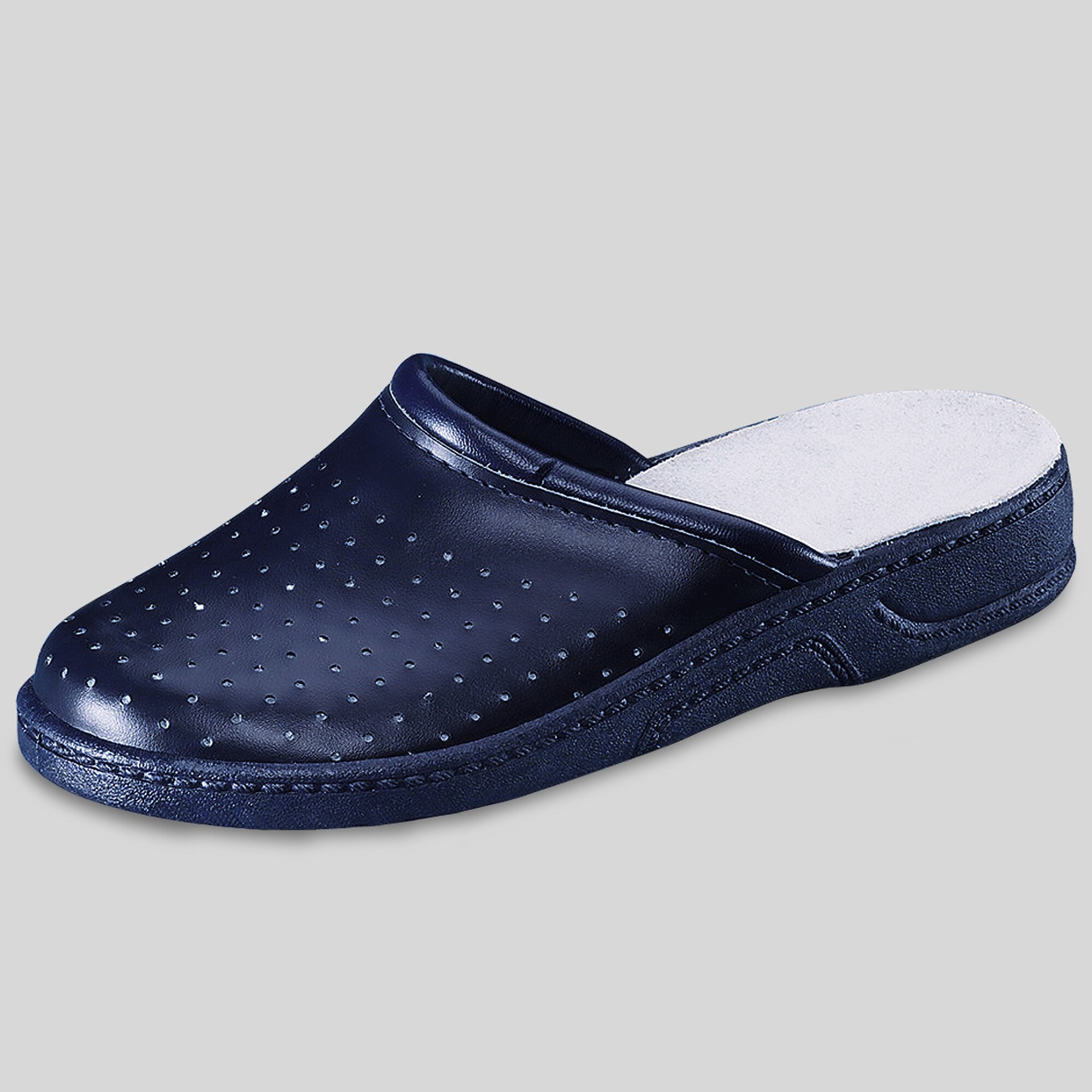 Mules en cuir femme