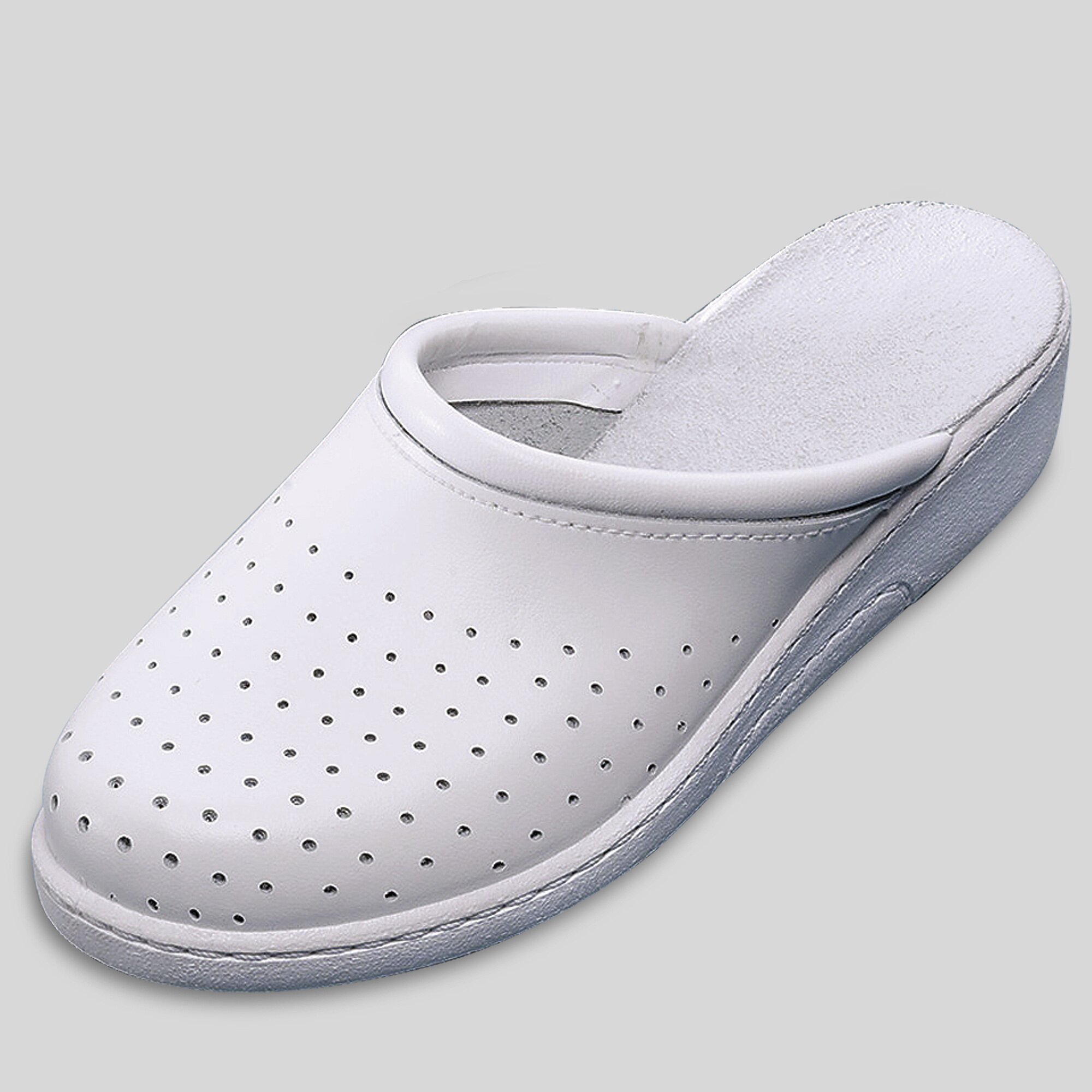 Mules en cuir homme