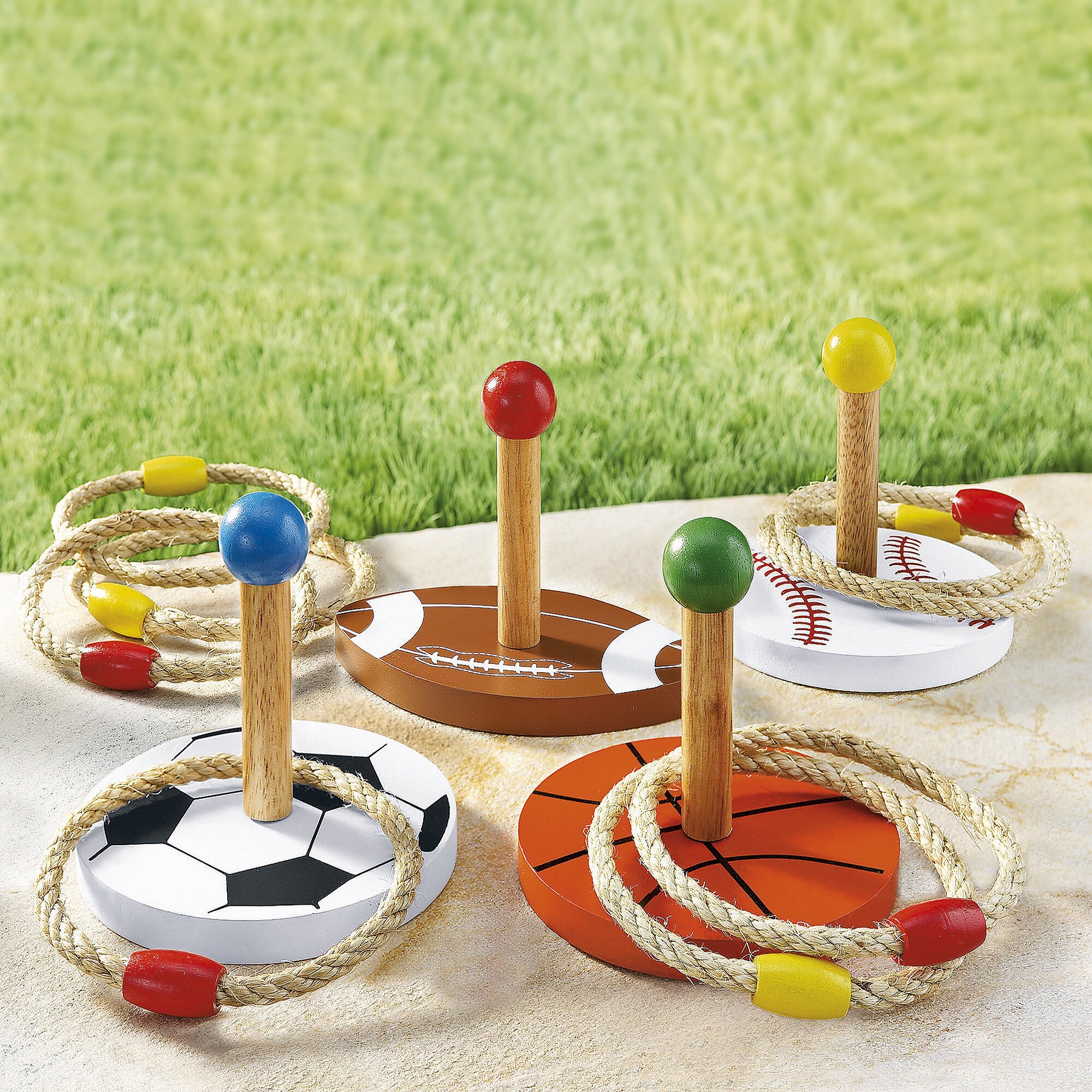 Jeu de lancer d’anneaux, 12 pièces, plein air, jeu de jardin avec anneaux, jeu d’adresse