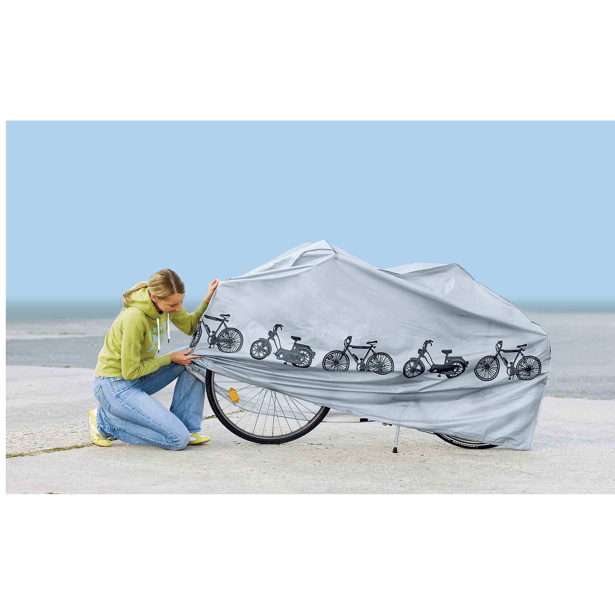 Rad- und Mopedhaube