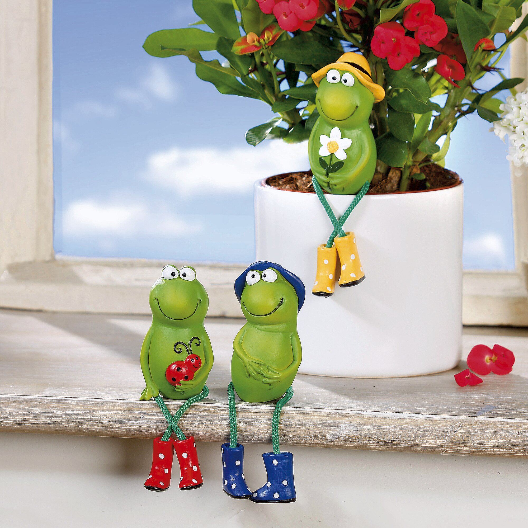 Trio de grenouilles