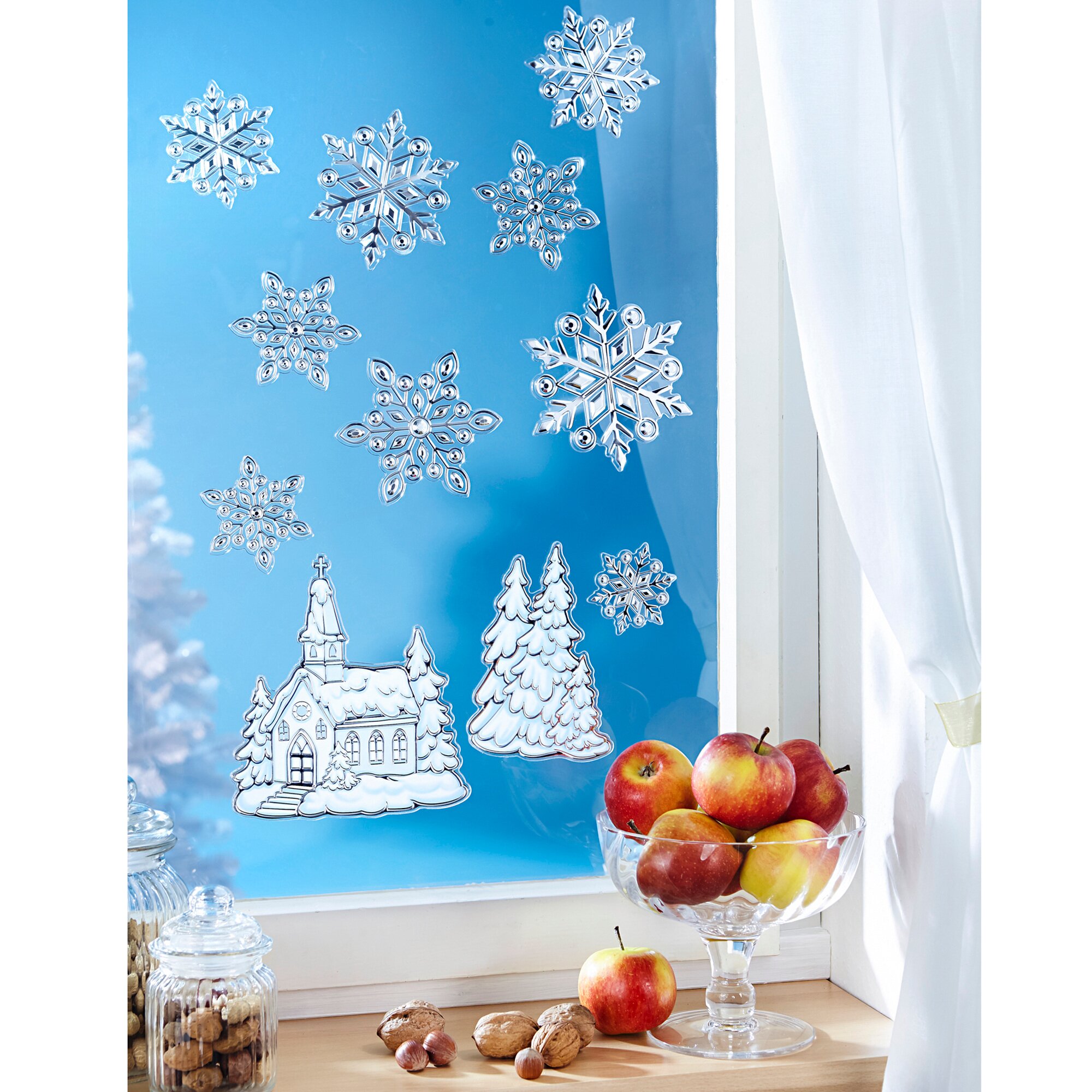 Déco de fenêtre 3D, 10 pièces