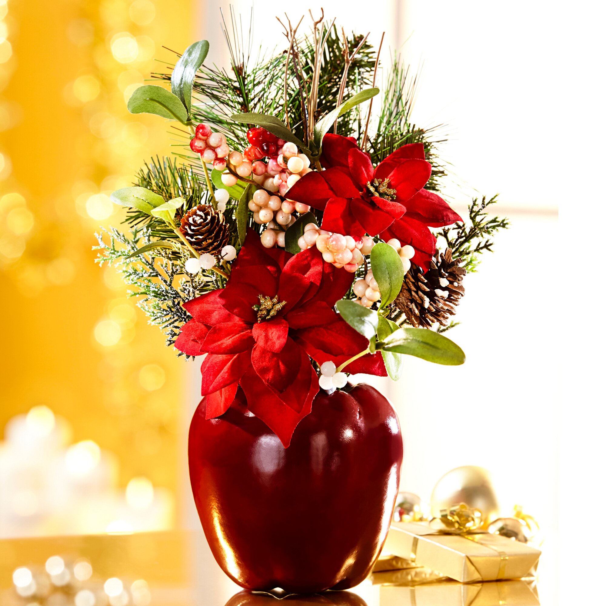 Composition « Poinsettia »