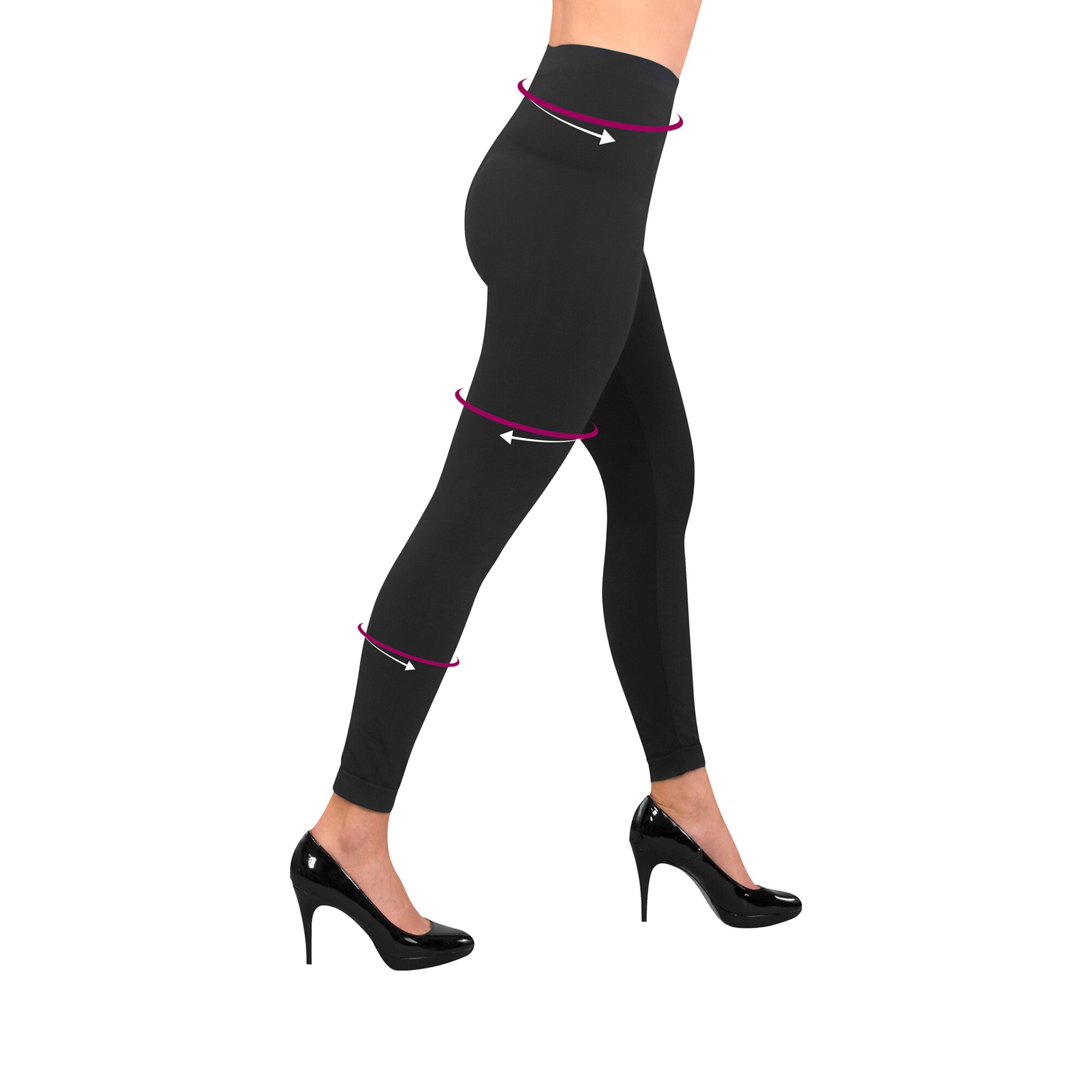 Shapewear Leggings, Größe: XXL, schwarz
