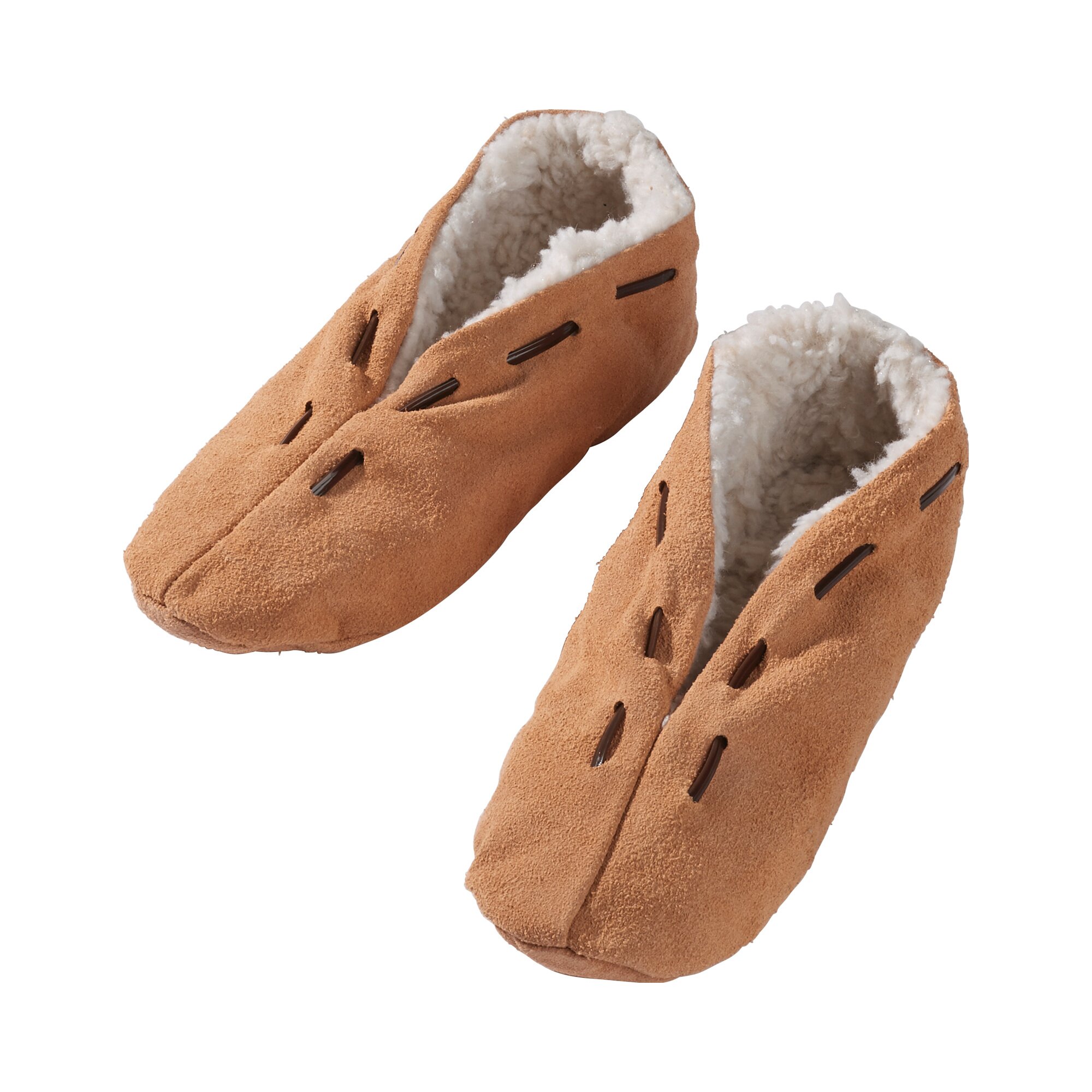 Chaussons en cuir