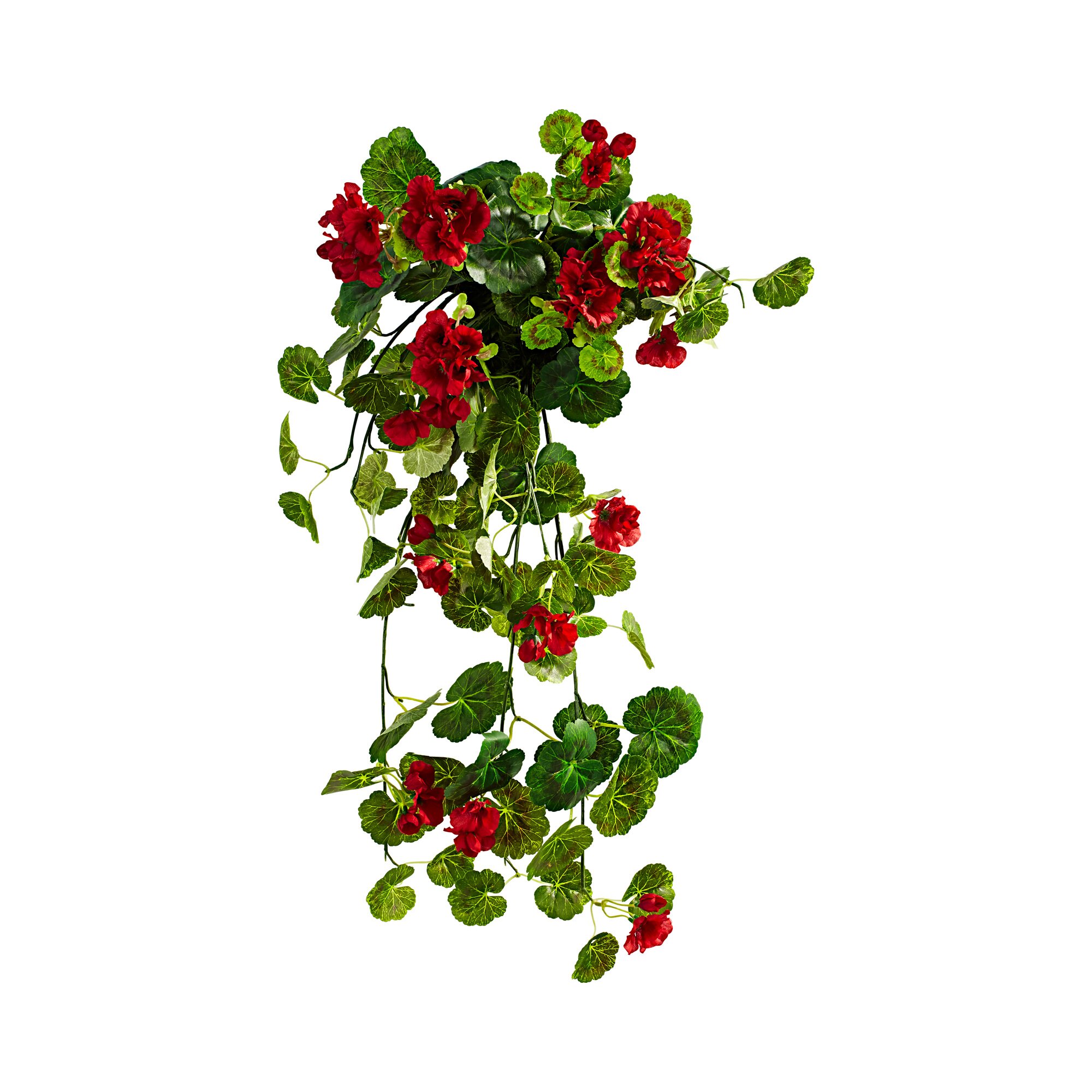 Kunstblume Hängegeranie, rot