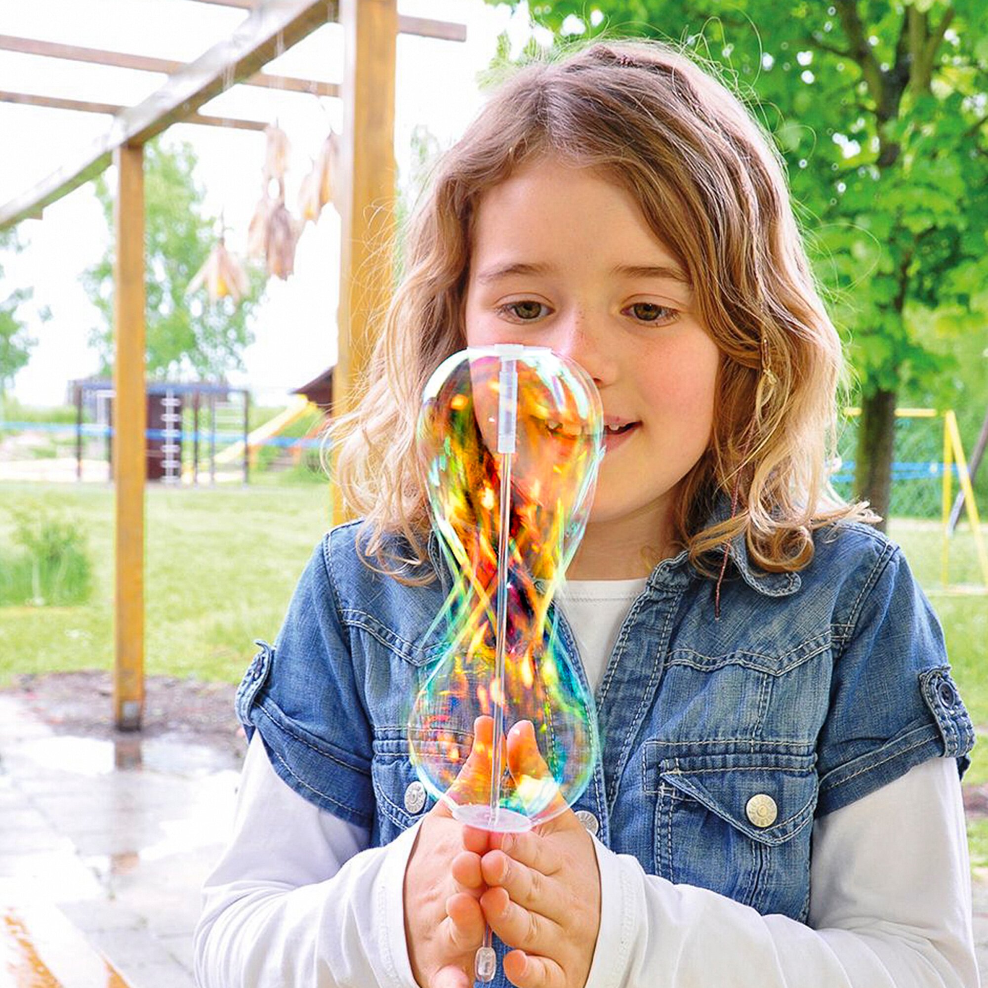 Toupie à bulles magiques