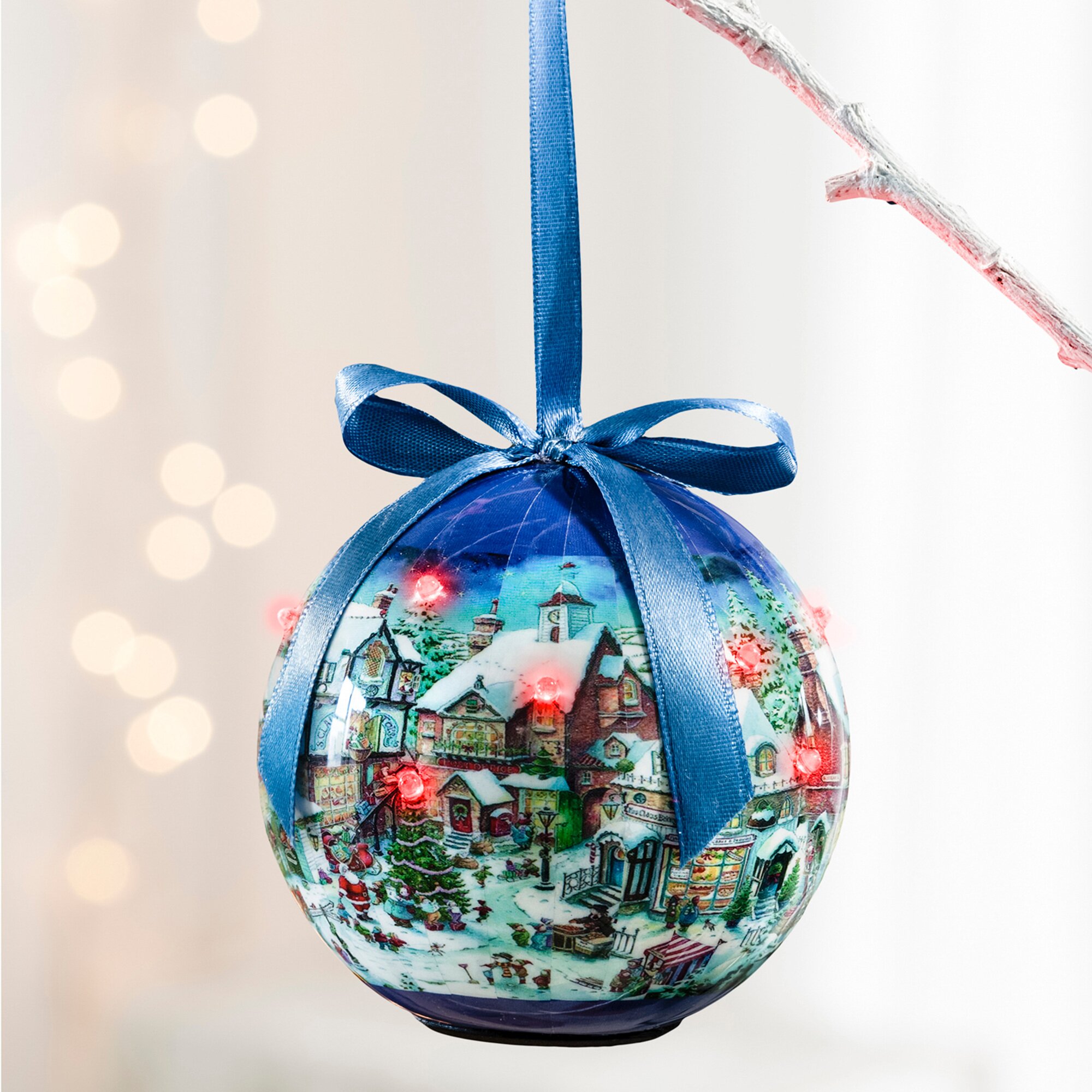 Boule à LED « Village de Noël »