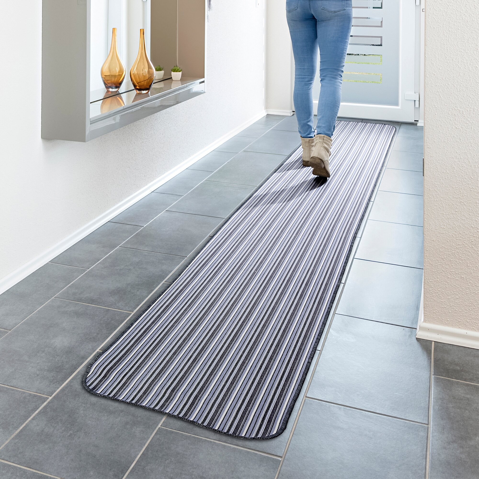 Tapis à rayures