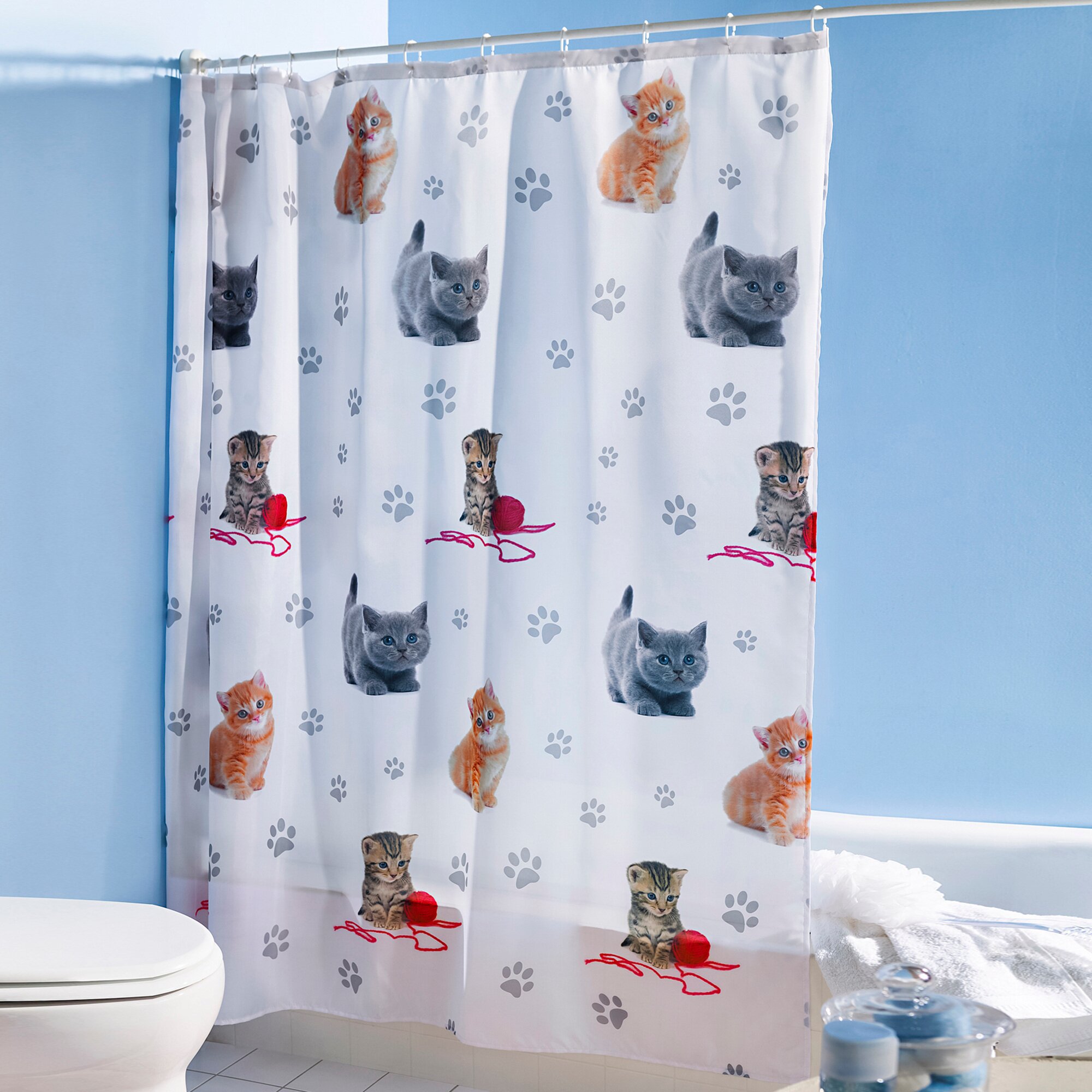 Rideau de douche « Chats »