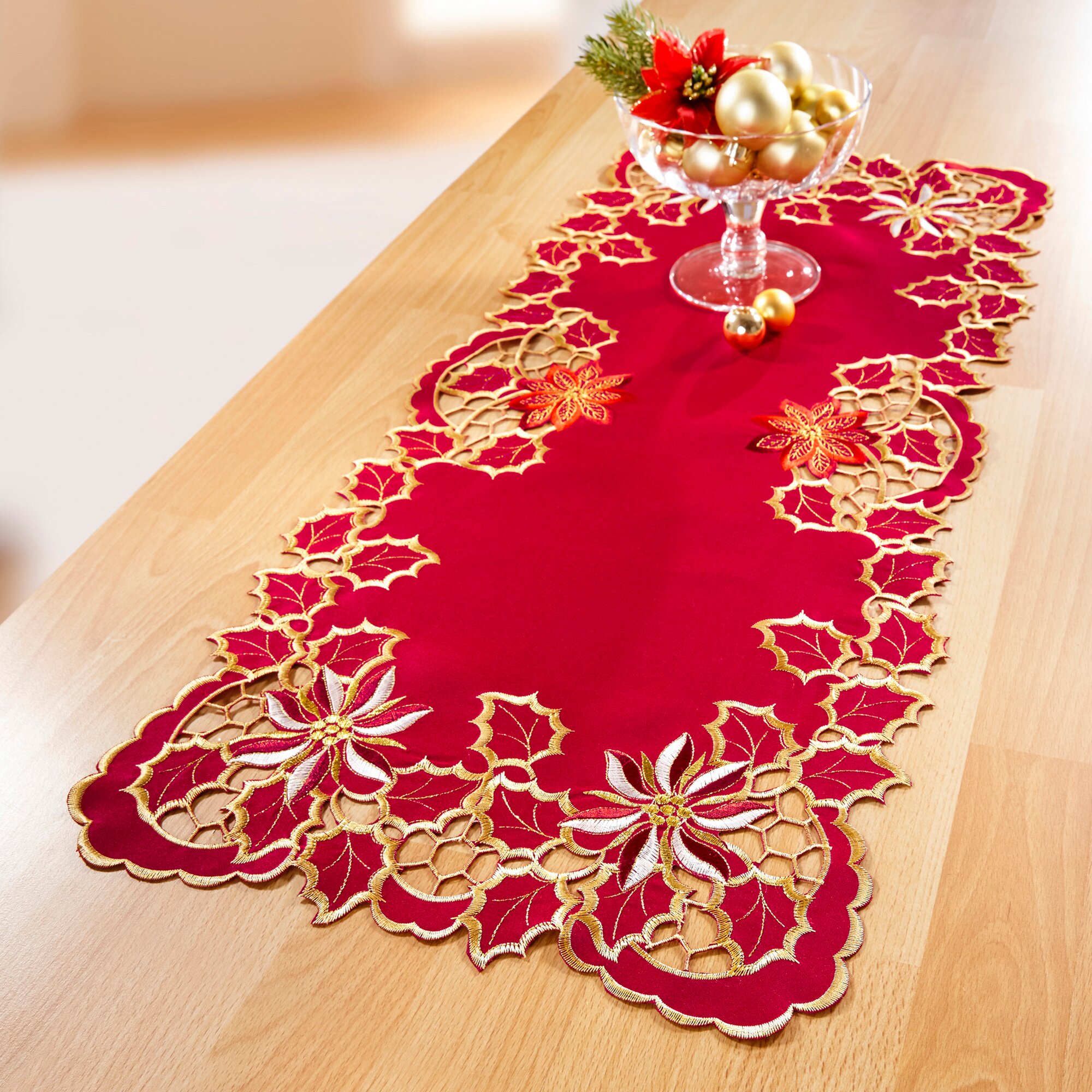 Surnappe « Poinsettia »