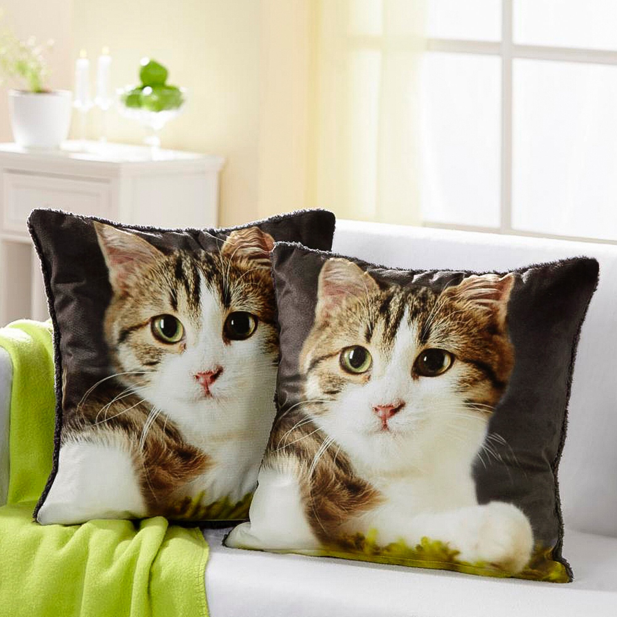 Housse de coussin « Minou »