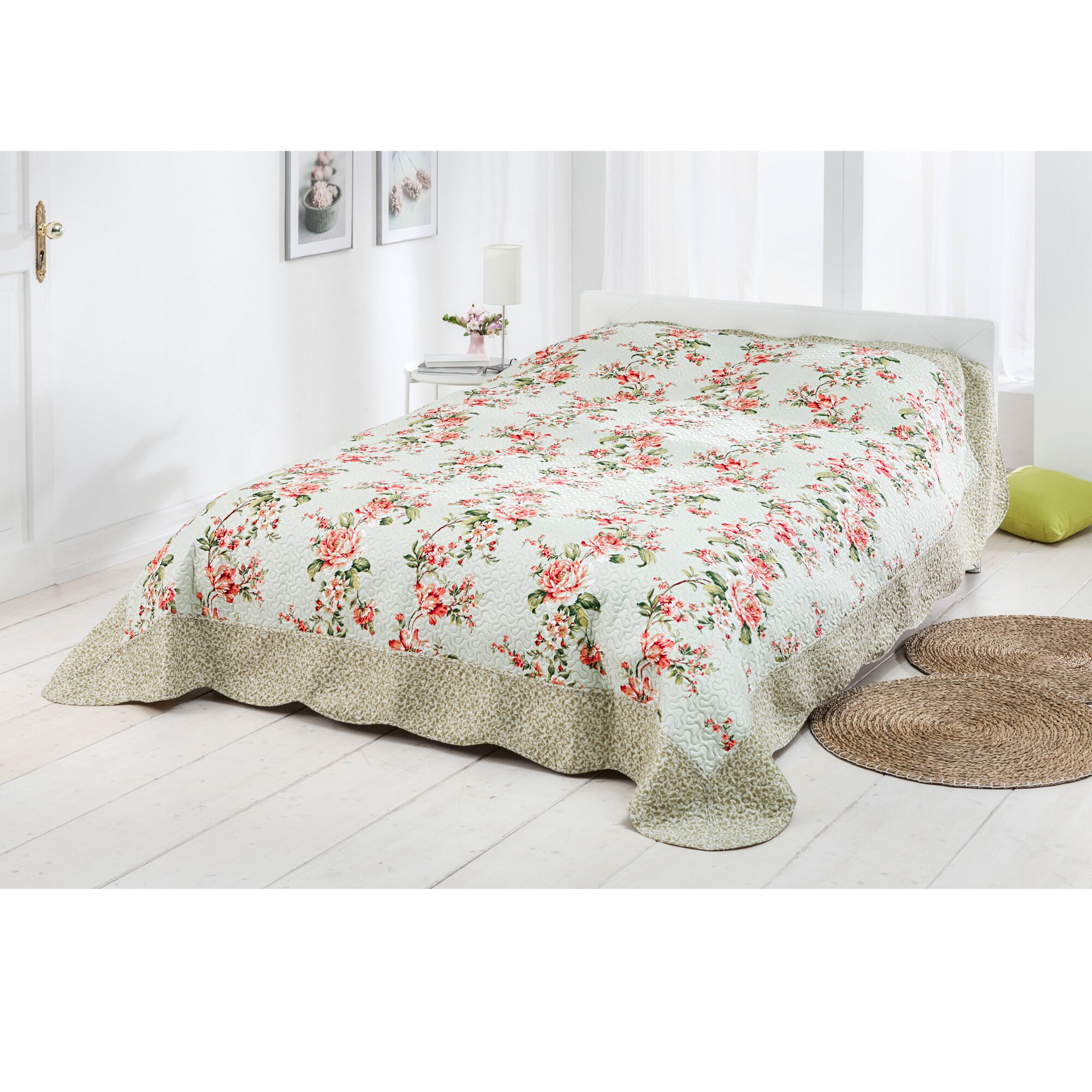 Couvre-lit réversible « Romantique »