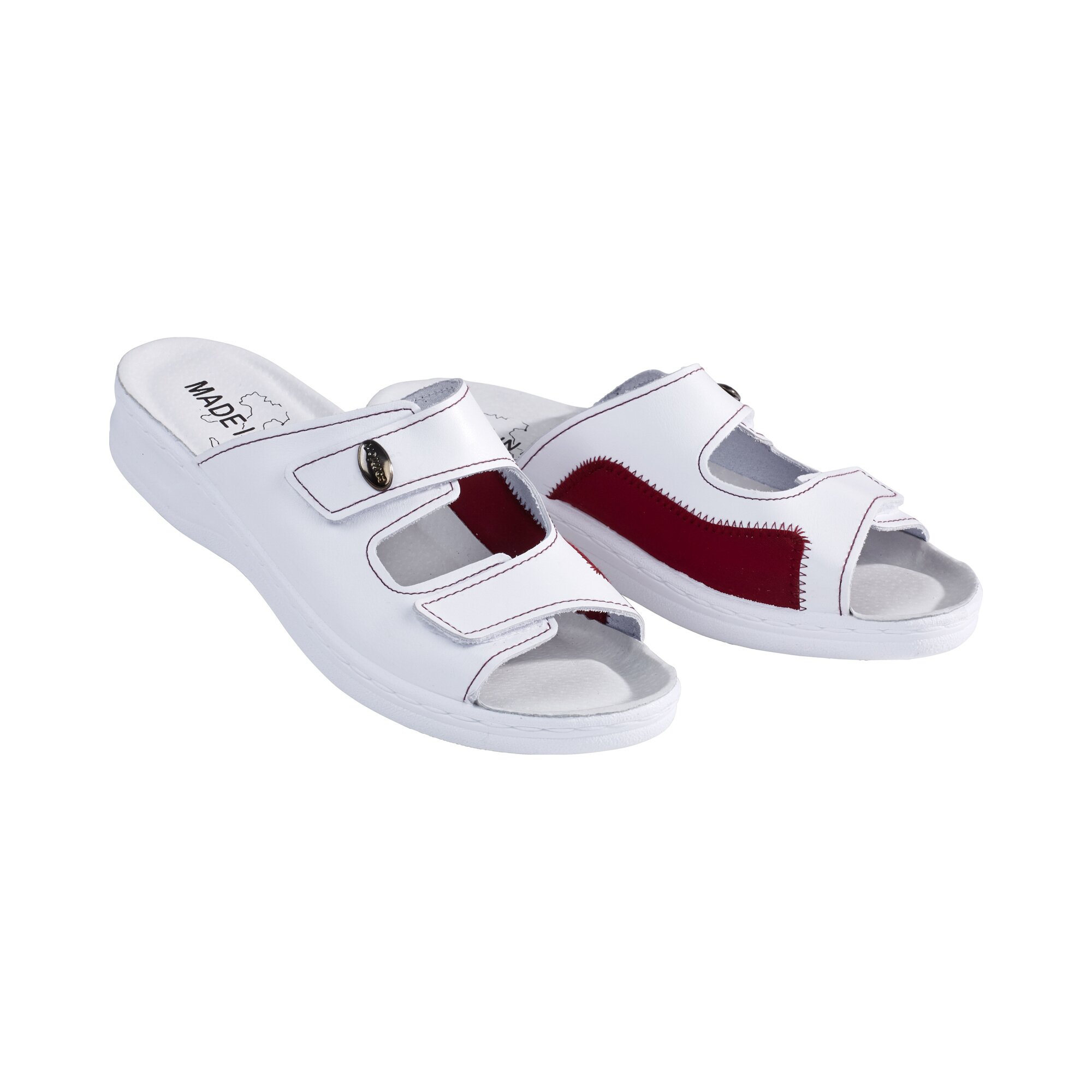 Mules en cuir pour femmes « Hallux »