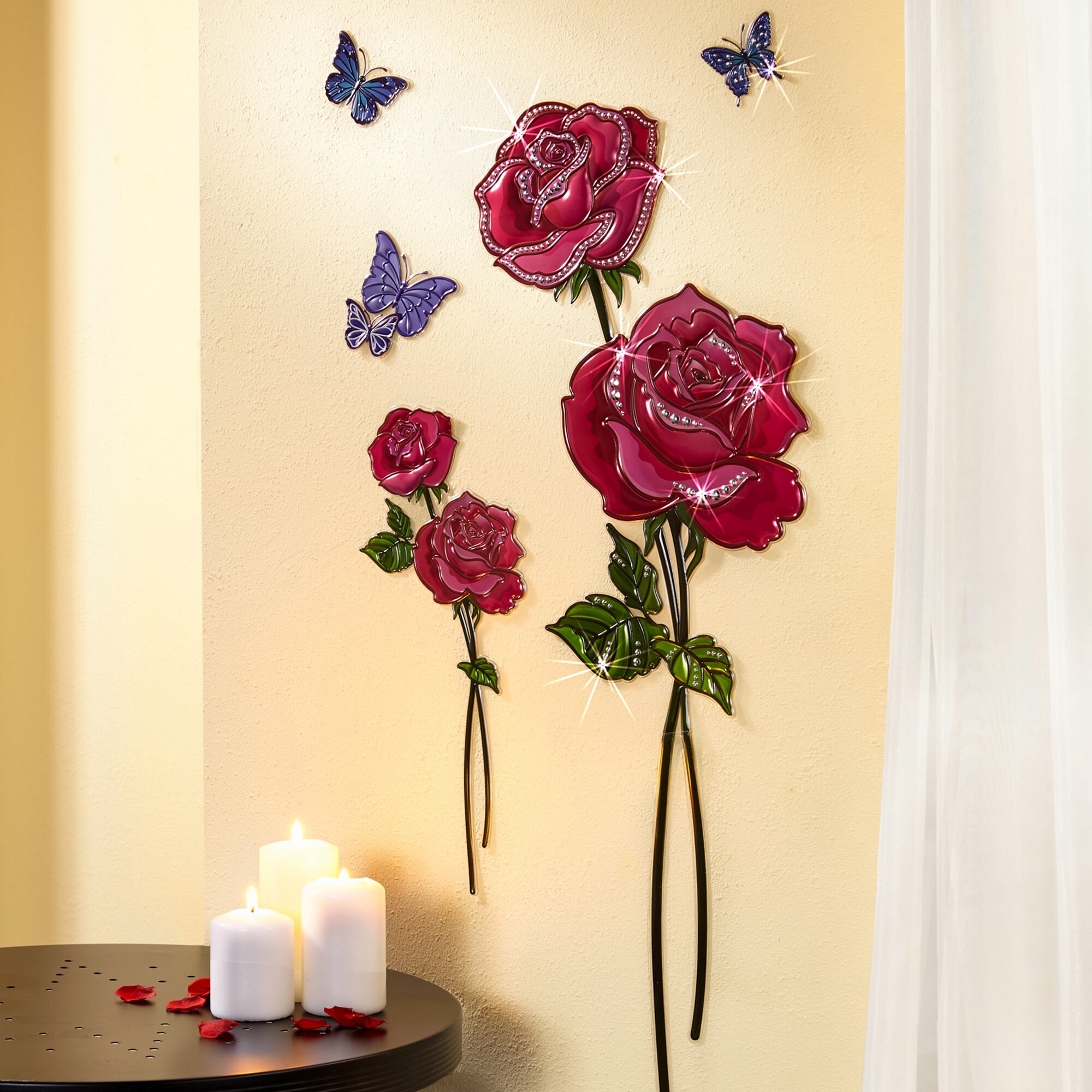 Autocollant mural « Roses »