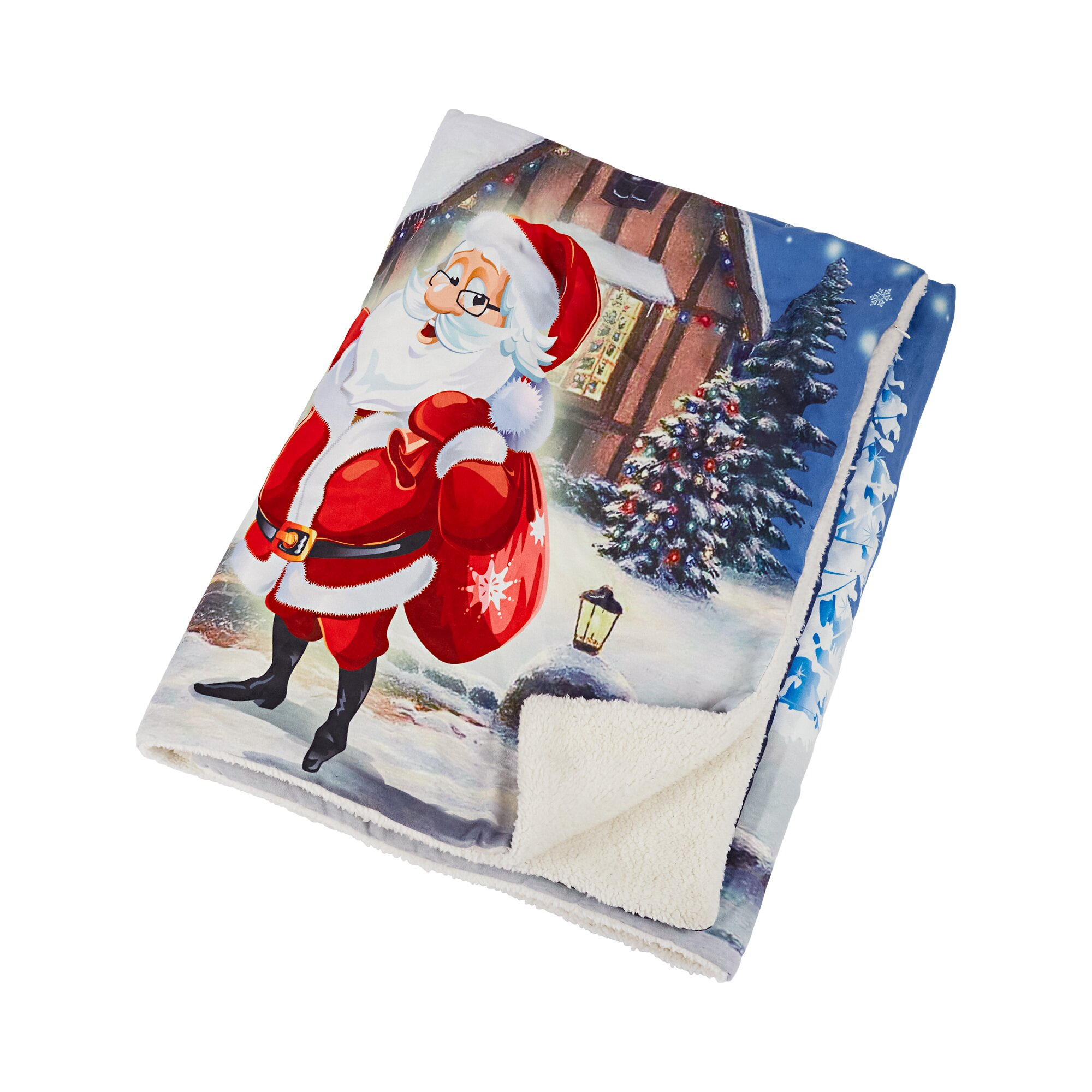 Couverture douillette à LED « Noël »