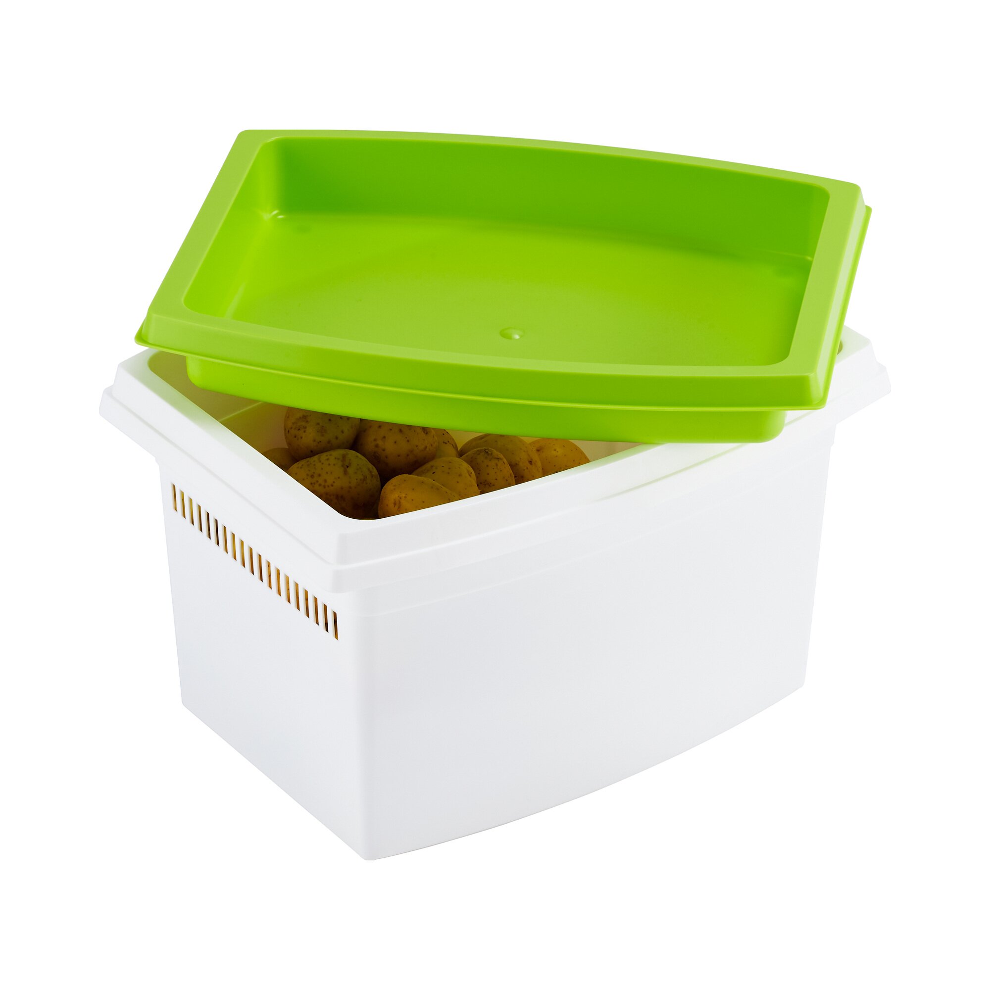 Boîte à pommes de terre empilable