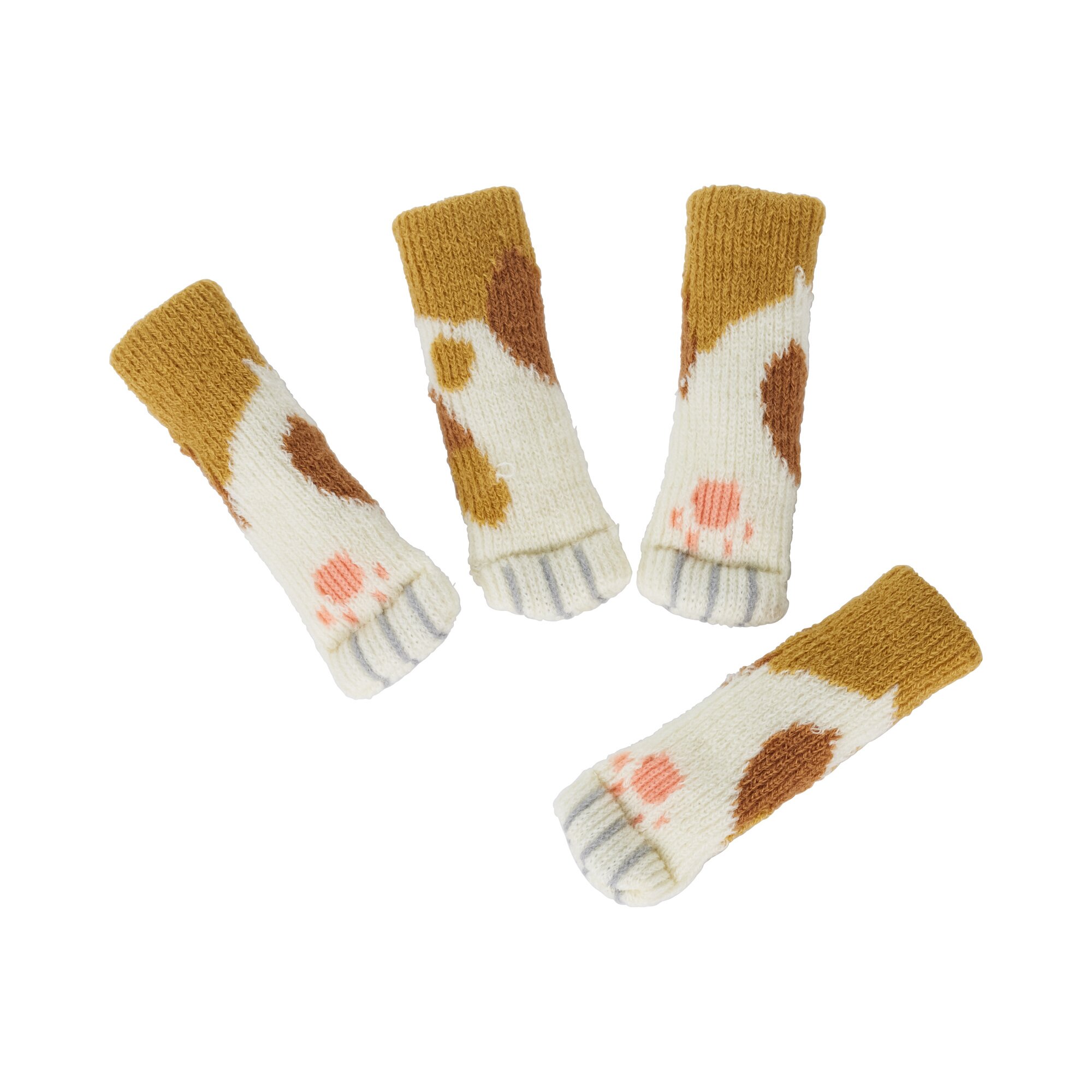 Chaussons de chaise « Patte de chat », 4 pièces