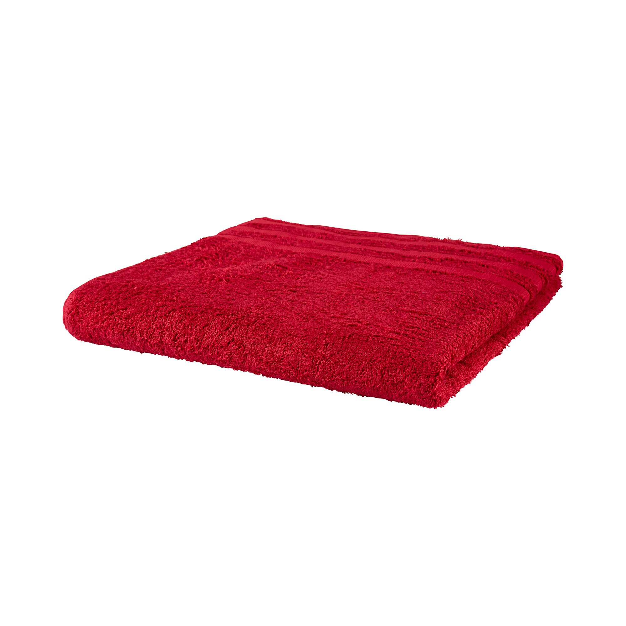 Duschtuch mit Namen, rot