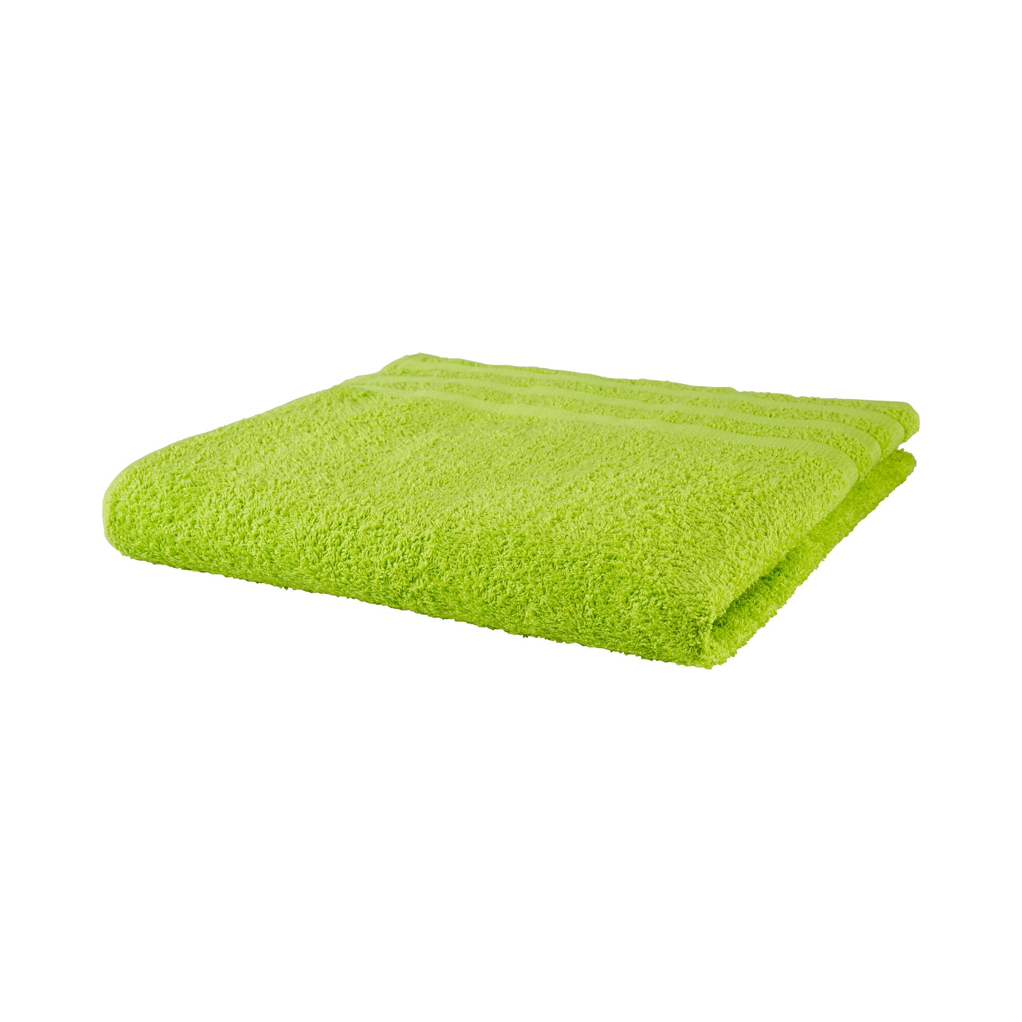 Duschtuch mit Namen, grün