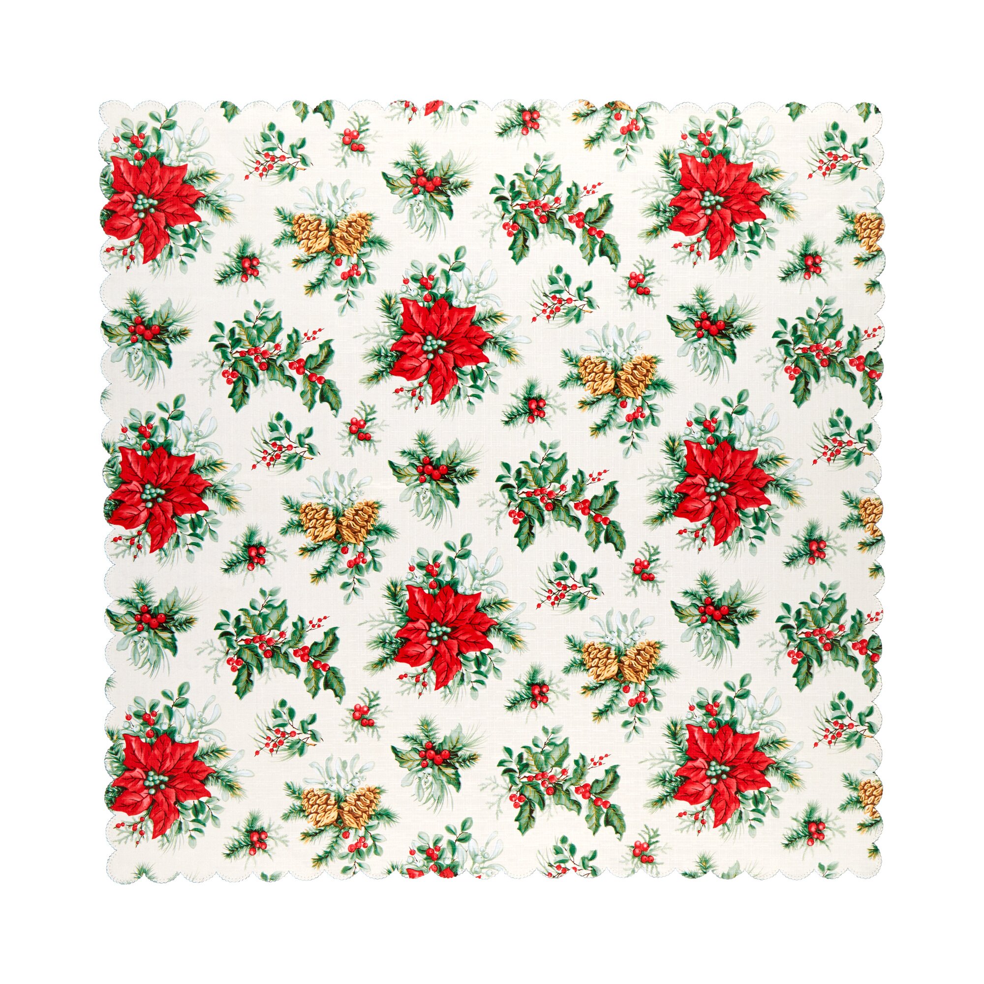 Surnappe « Poinsettias »