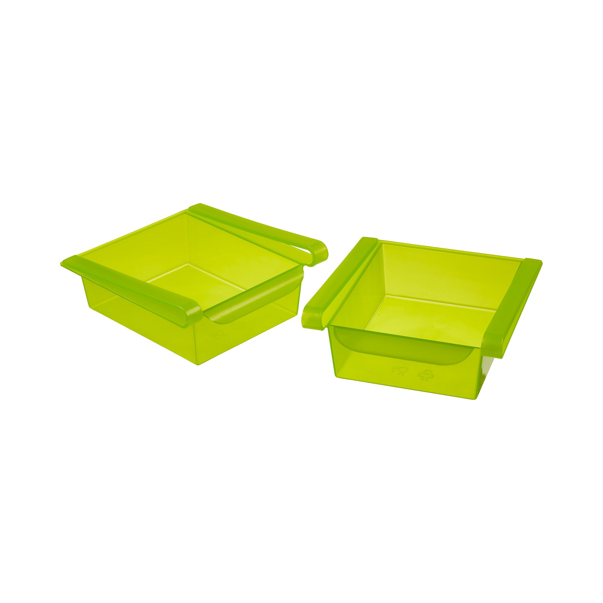 genialo® Kühlschrank-Schubladen, 2 Stück