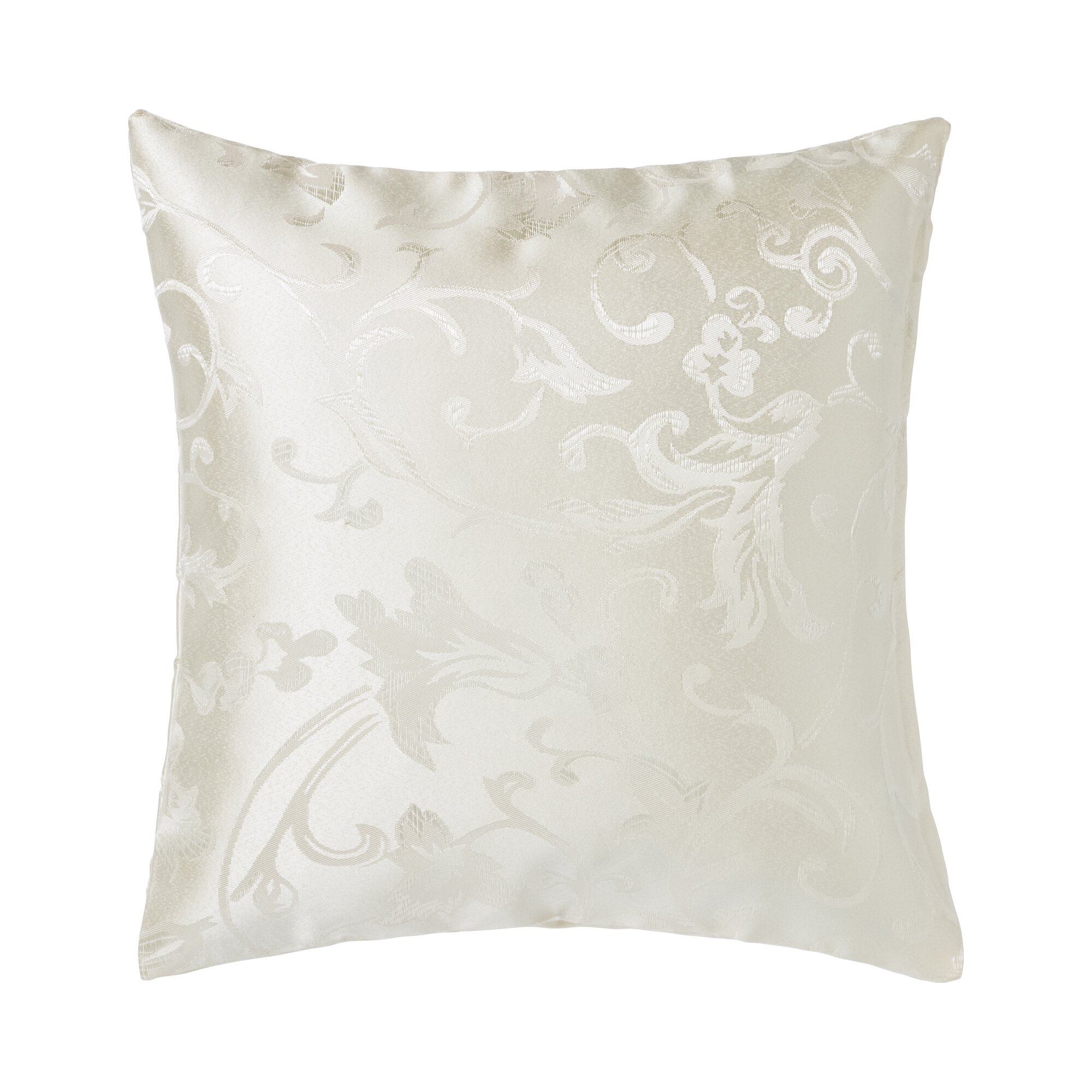 Jacquard Kissenhülle Fleur, creme