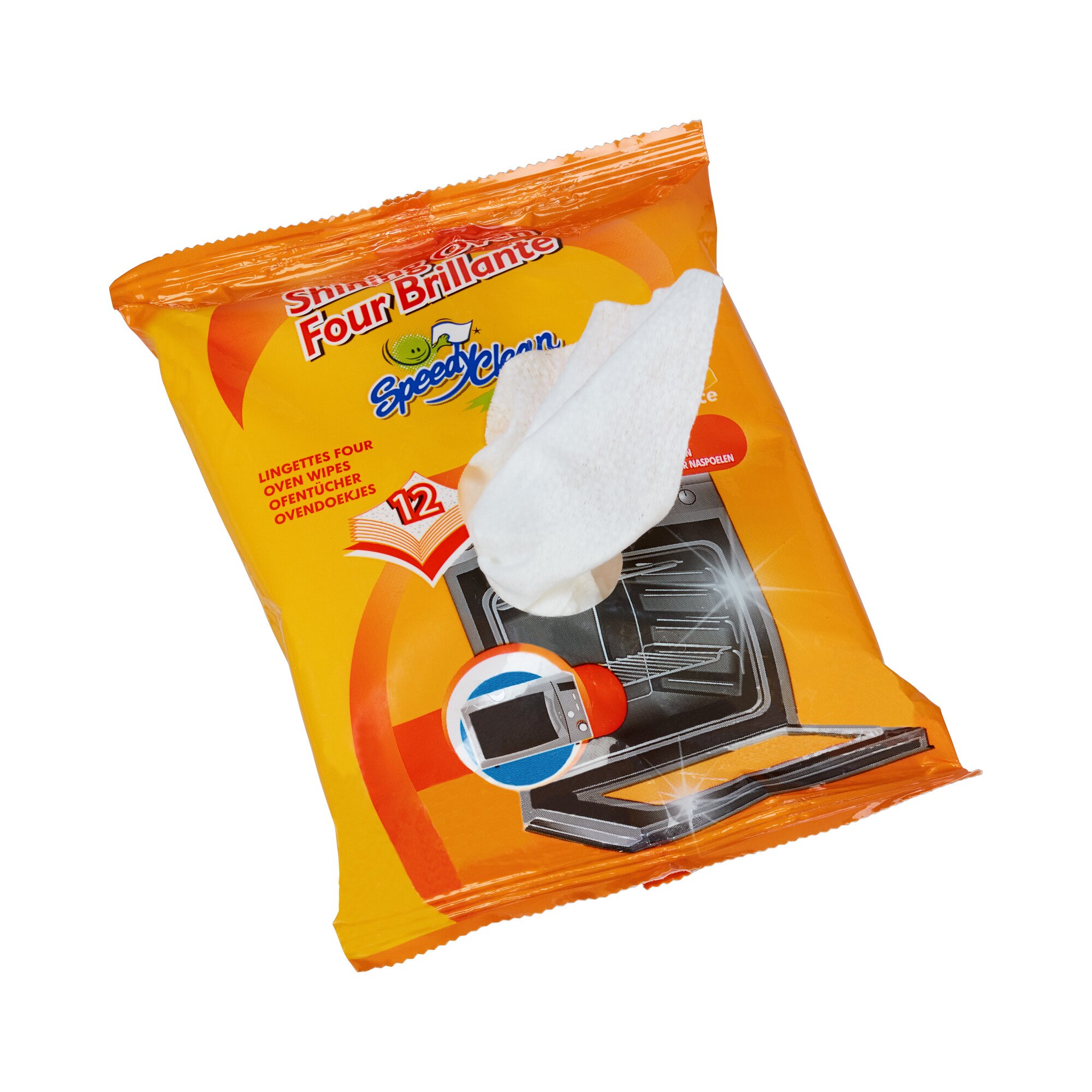 Lingettes de nettoyage pour four, 12 pièces
