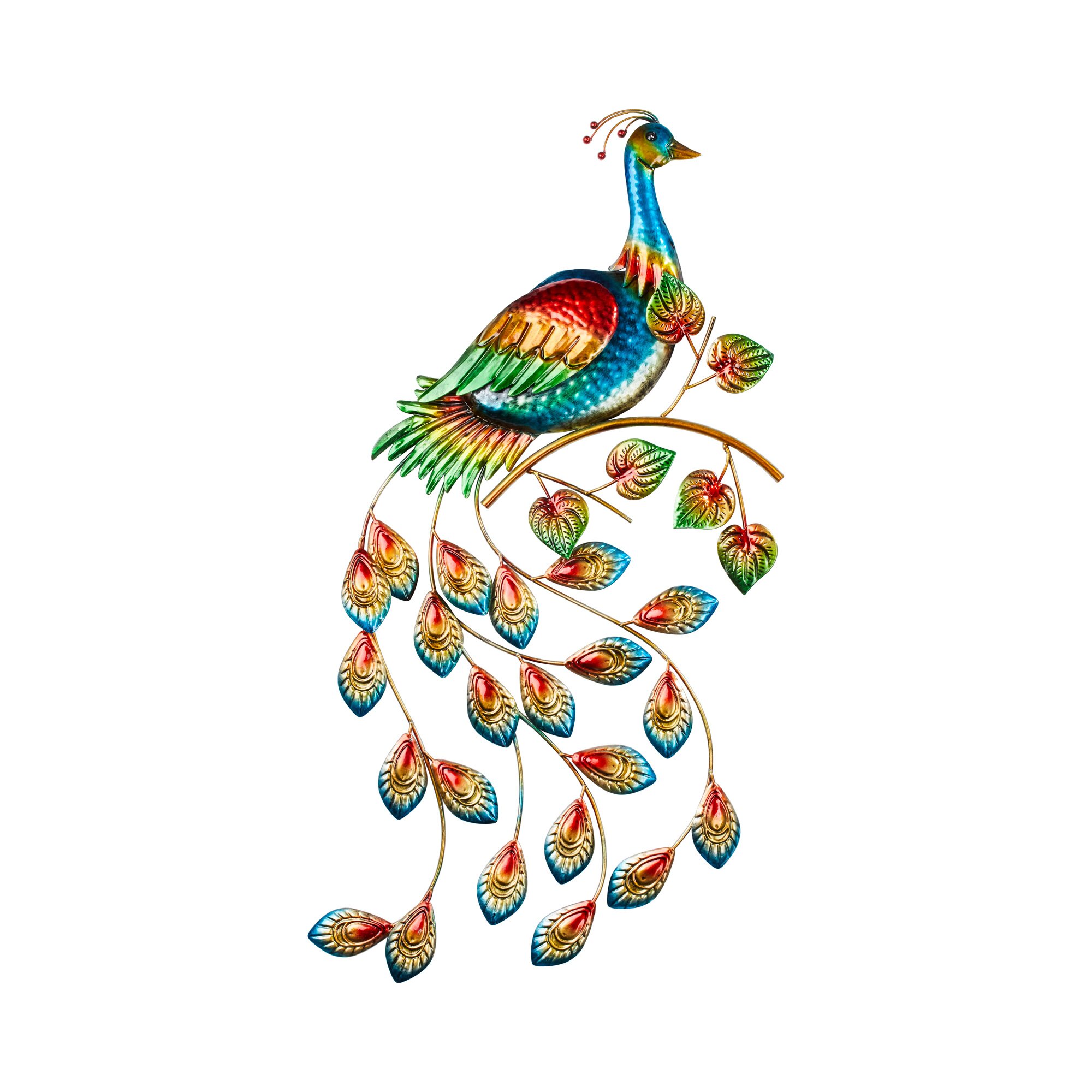 3D-Wanddeko Pfau