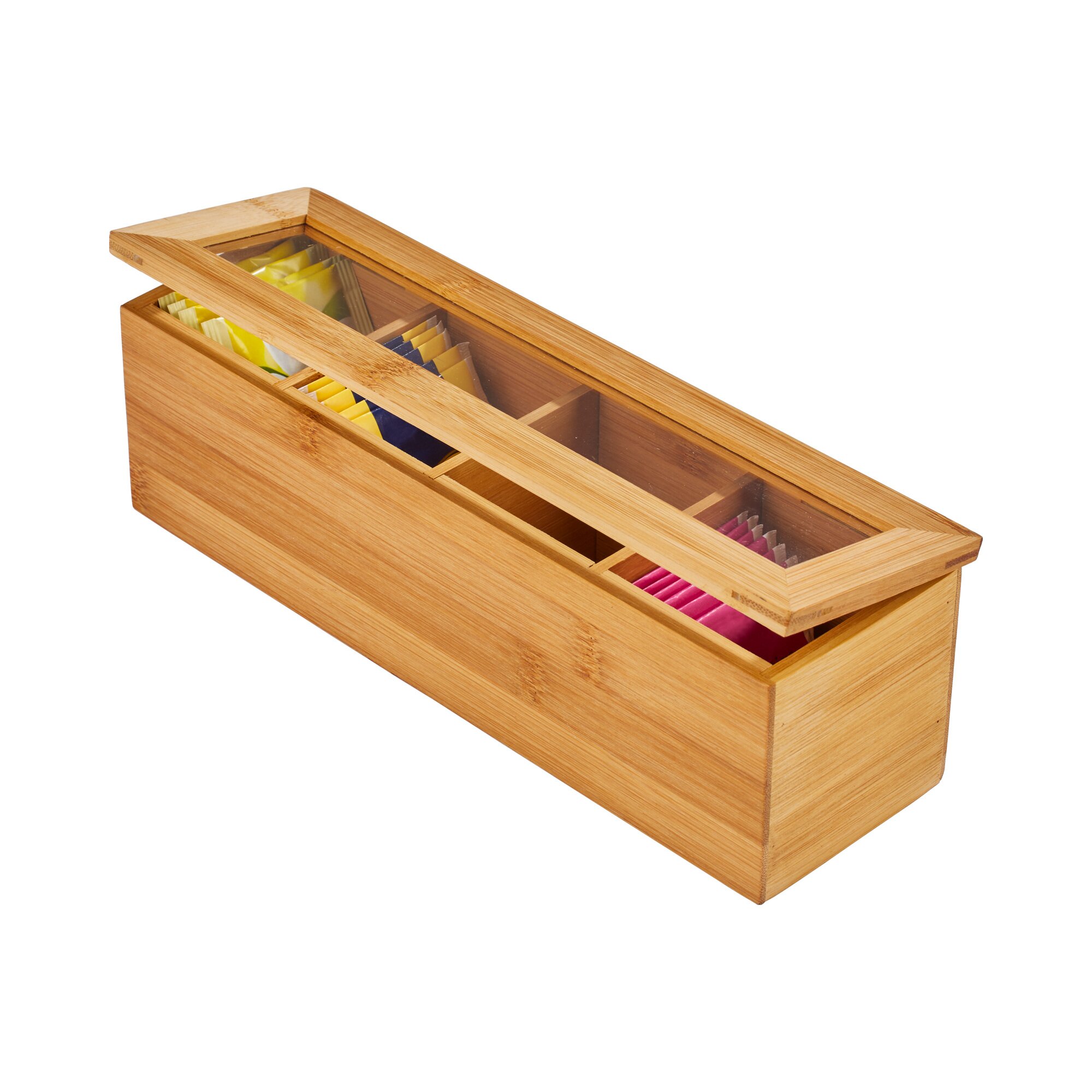 Teebeutel-Box Bambus