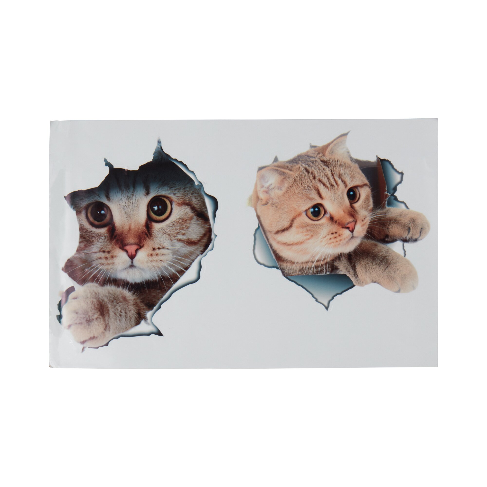 Autocollants WC « Chats », 2 pièces