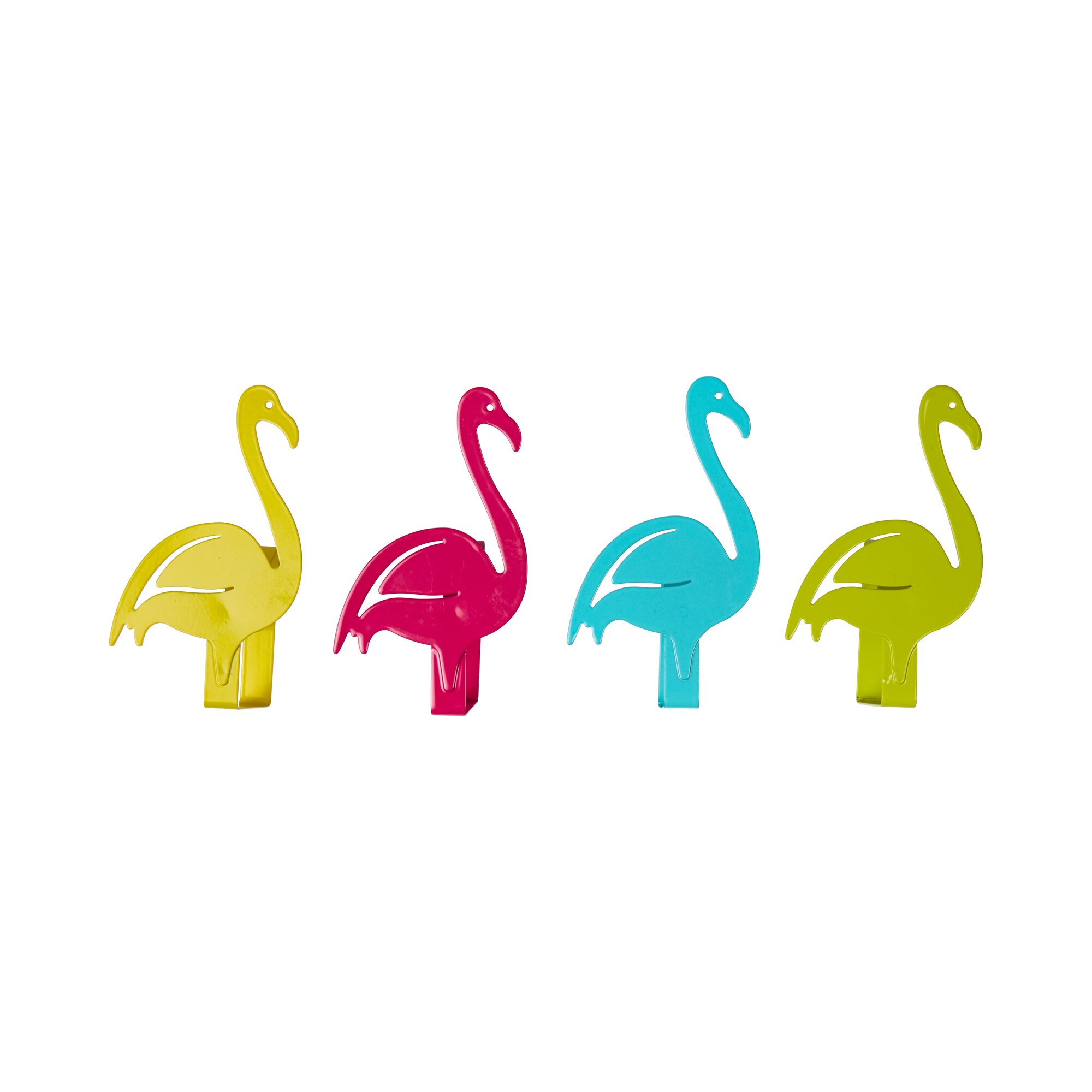 Pinces pour table « Flamants », 4 pièces