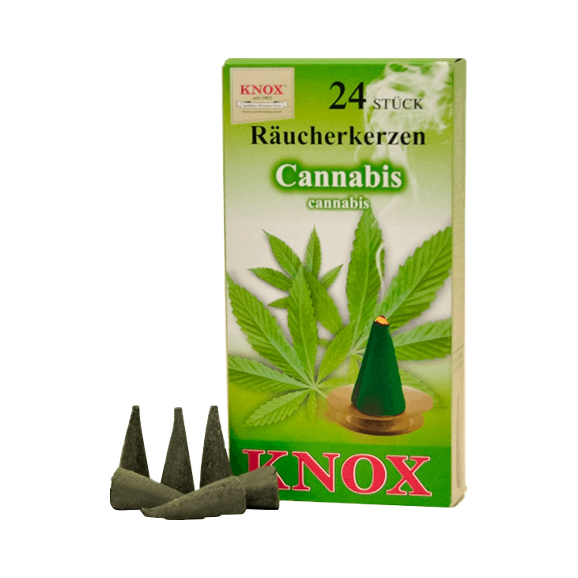 Cônes d'encens « Cannabis », 24 pièces