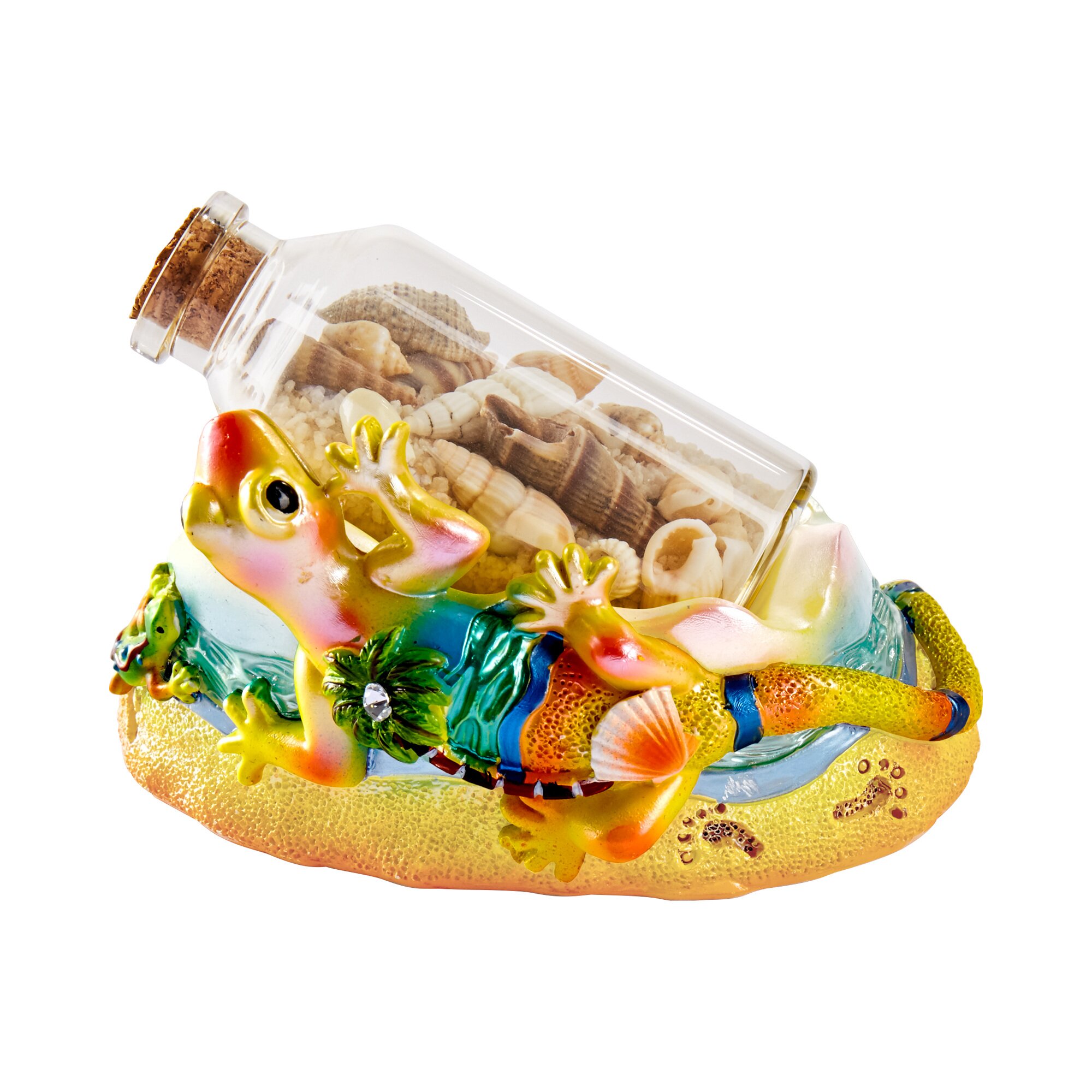Bouteille au gecko
