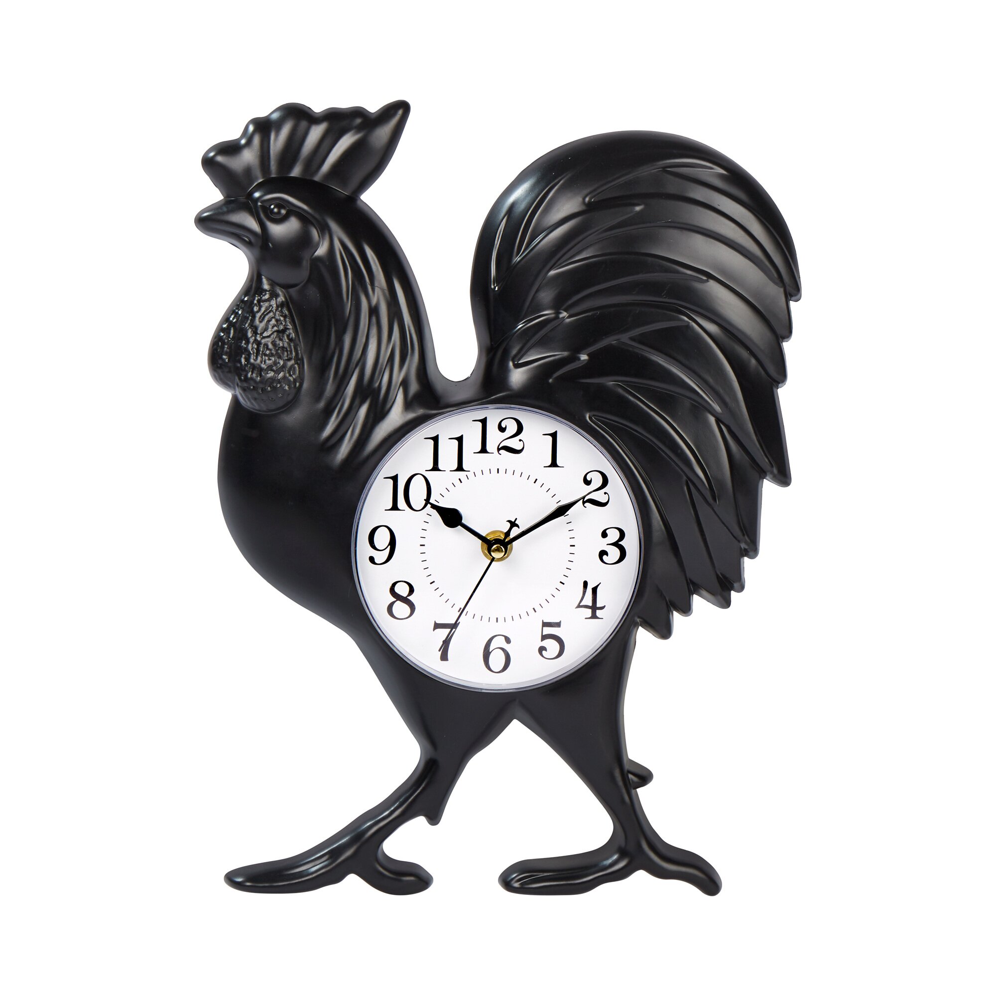 Wanduhr Stolzer Hahn