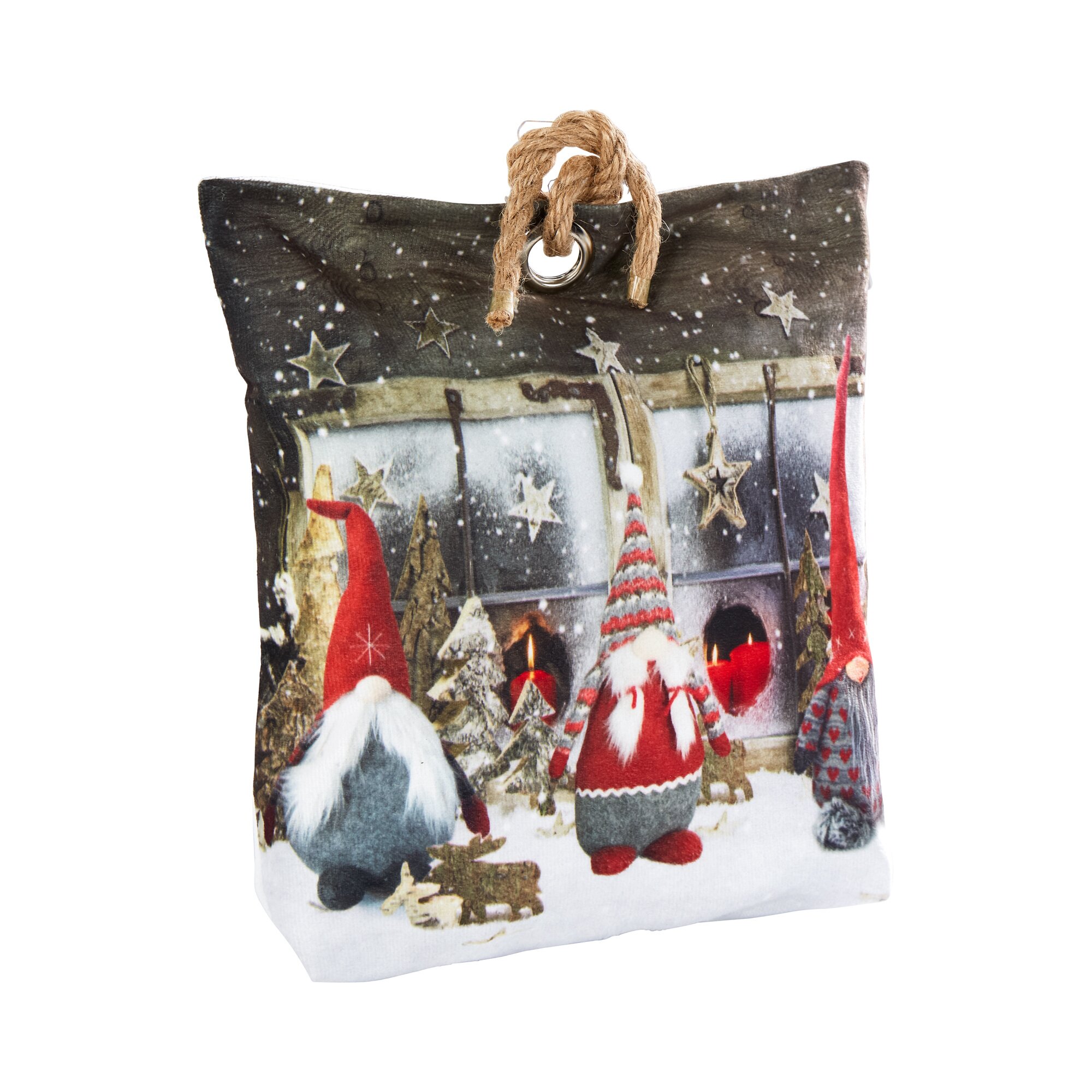 Bloque-porte à LED « Lutins de Noël »