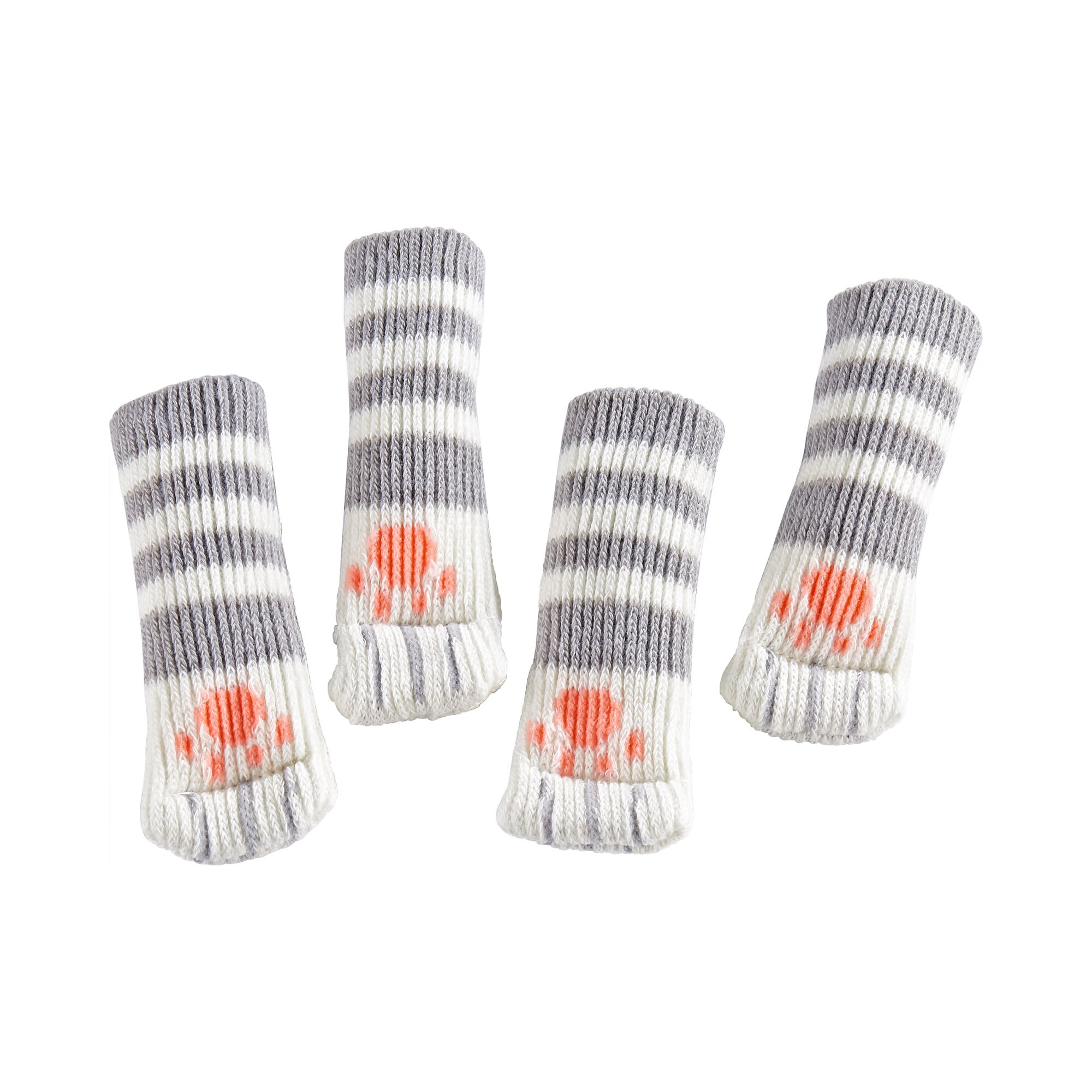 Chaussettes pour chaises « Pattes de chat », 4 pièces
