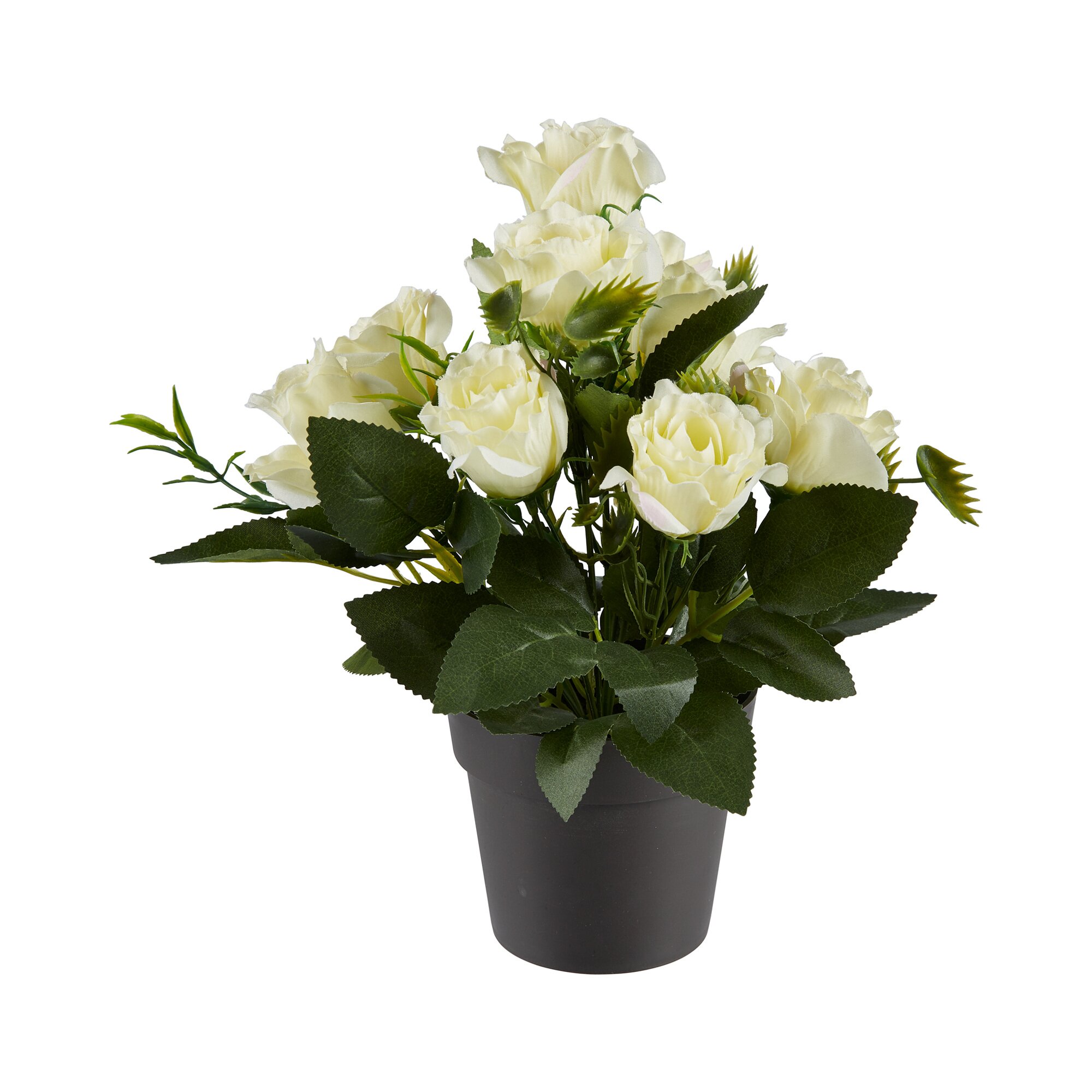 Blumengesteck Rose, weiß