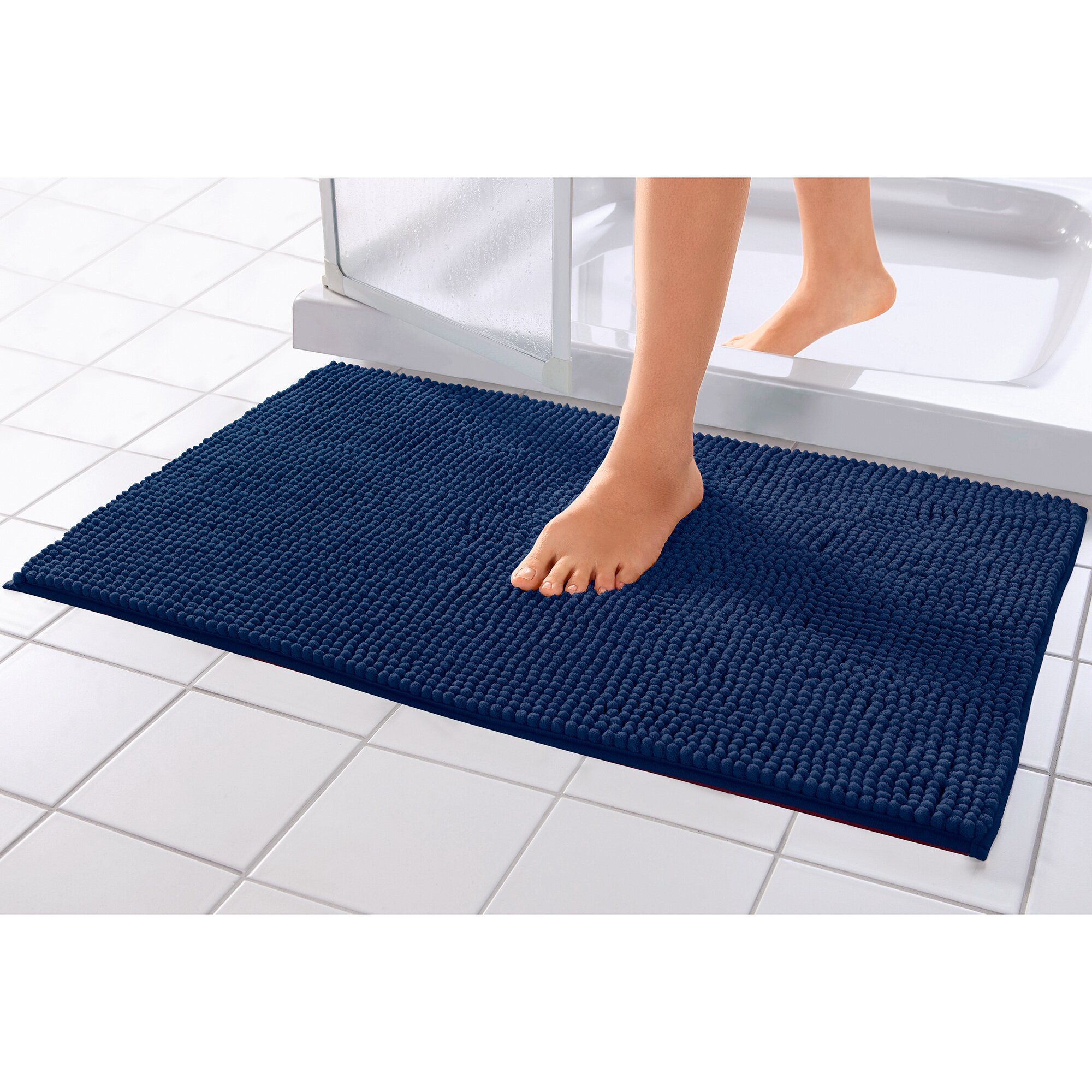 Super-Soft-Badematte, königsblau